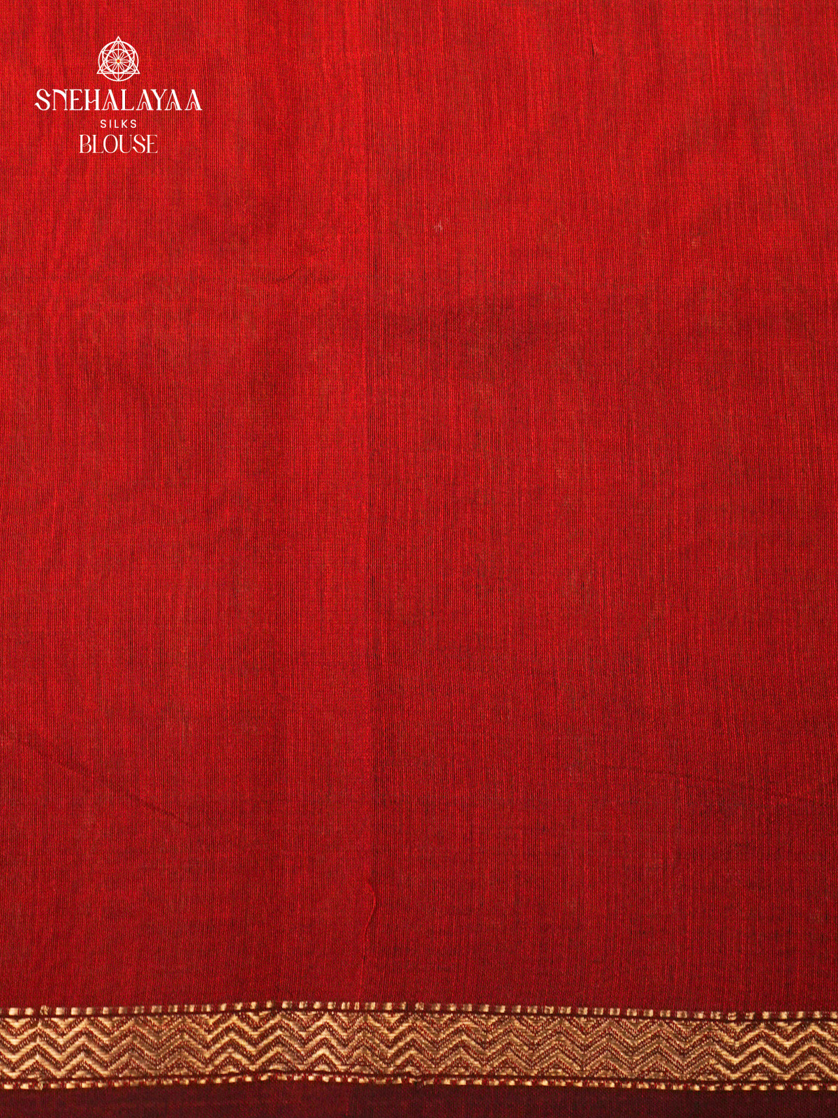 Red Maheshwari Silk Cotton Saree
