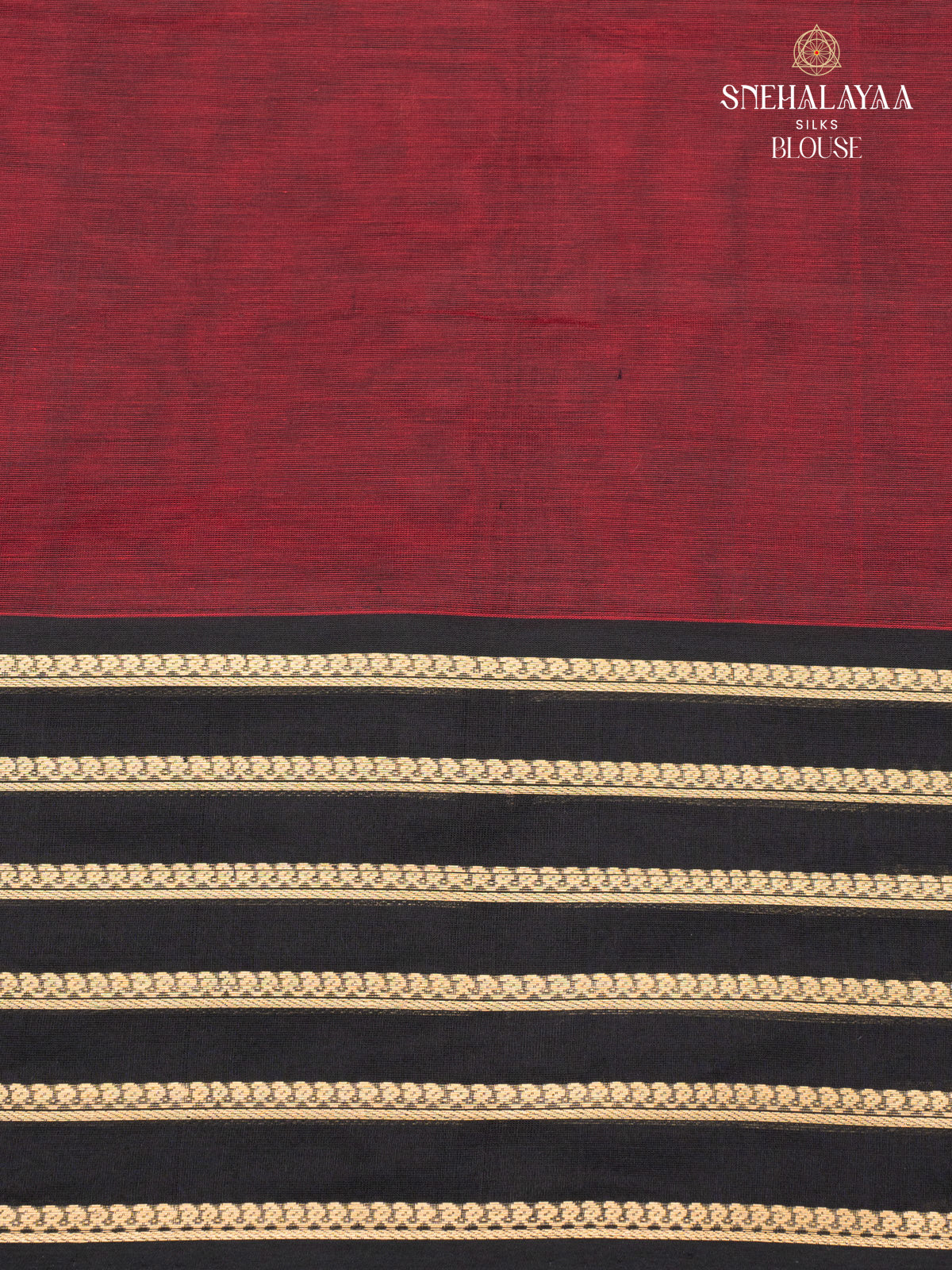 Maroon Kanchi Silk Cotton Saree
