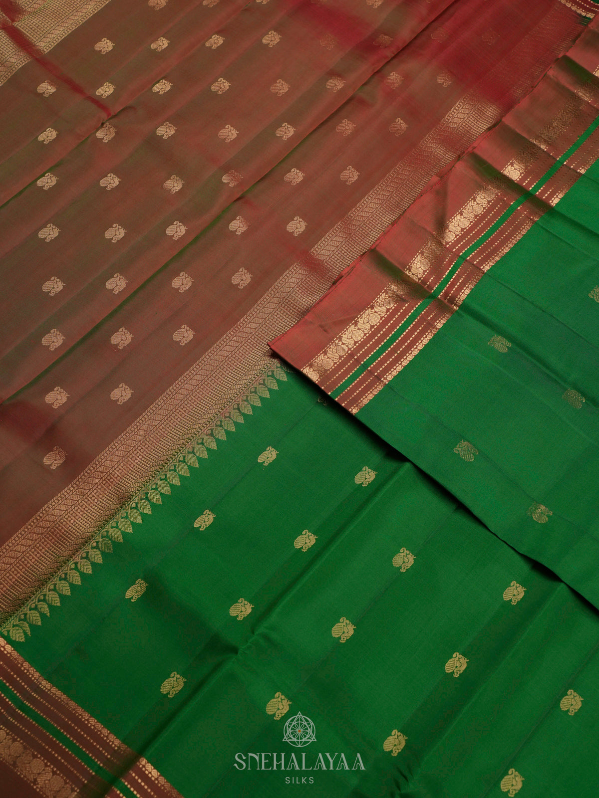 Green Kanjivaram Silk Saree
