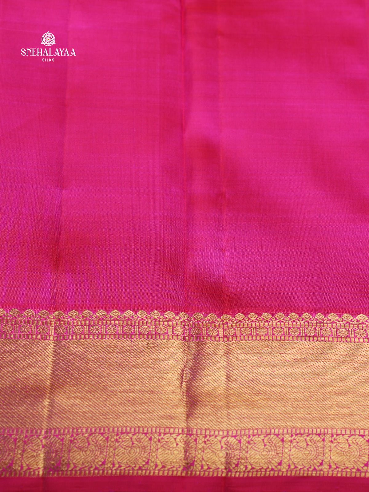 Rani Pink Kanjivaram Silk Saree