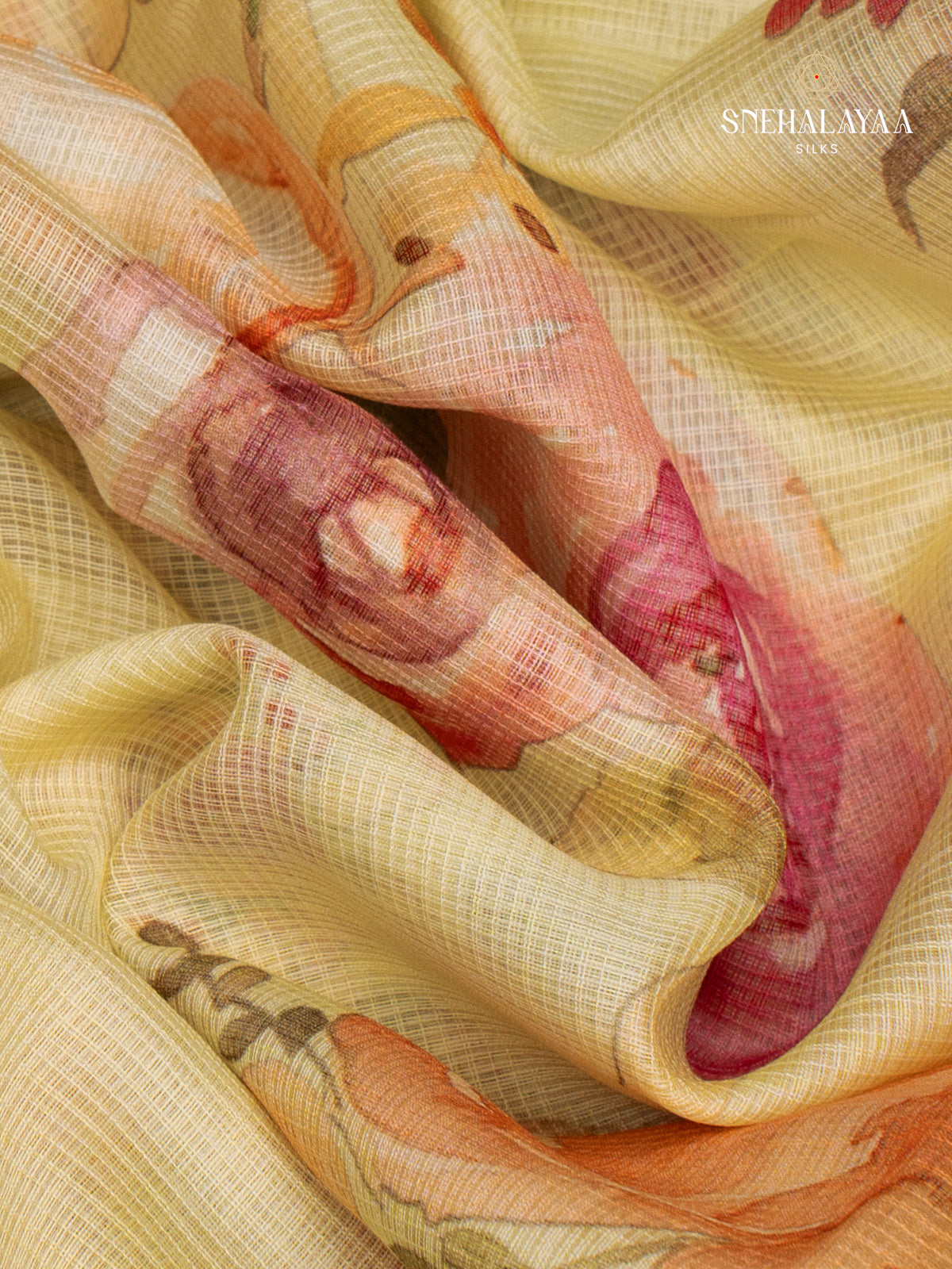 Light Yellow Kotra Saree