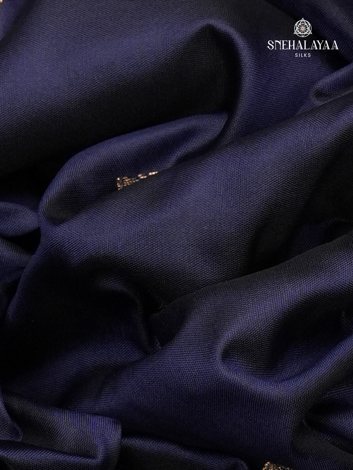 Navy Blue Banaras Paithani Saree