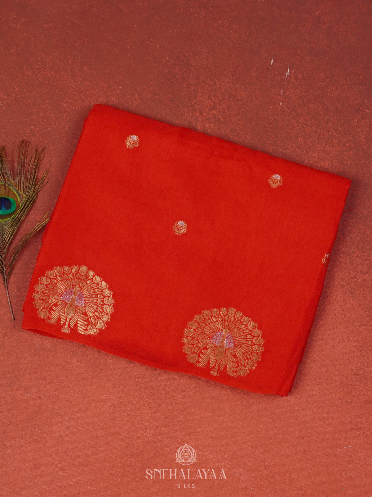 Red Banaras Silk Saree