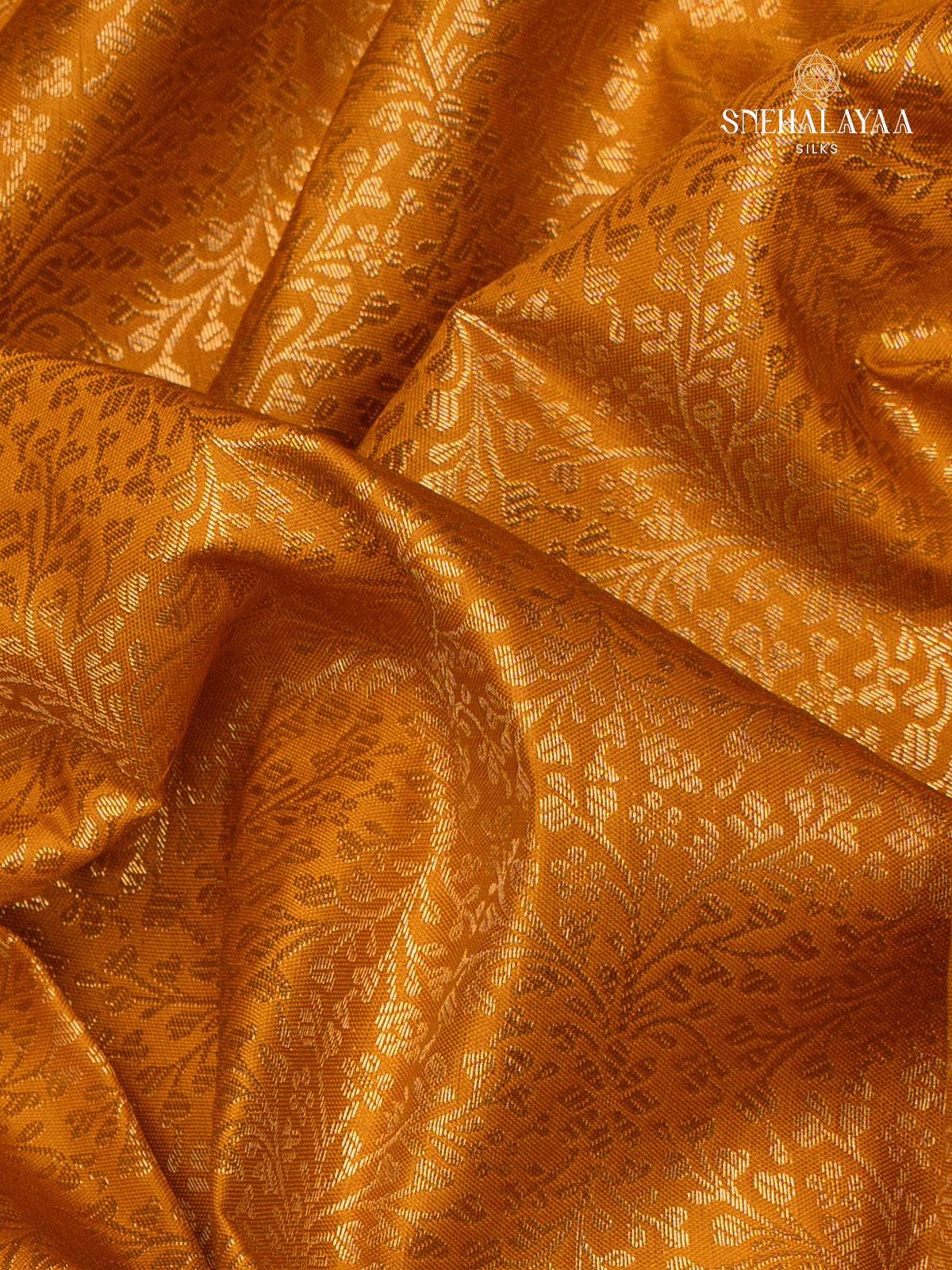 Yellow Art Silk Saree