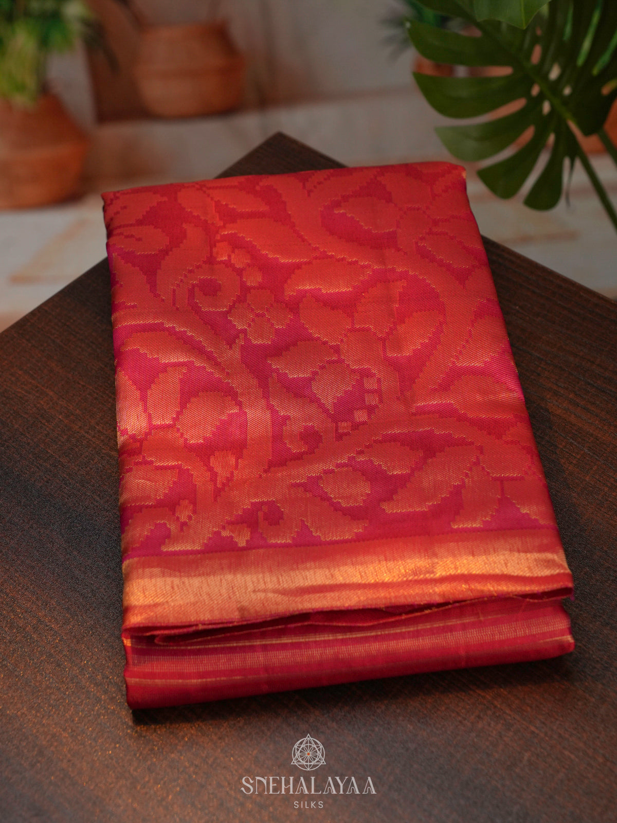 Red Kanjiavaram Silk Saree