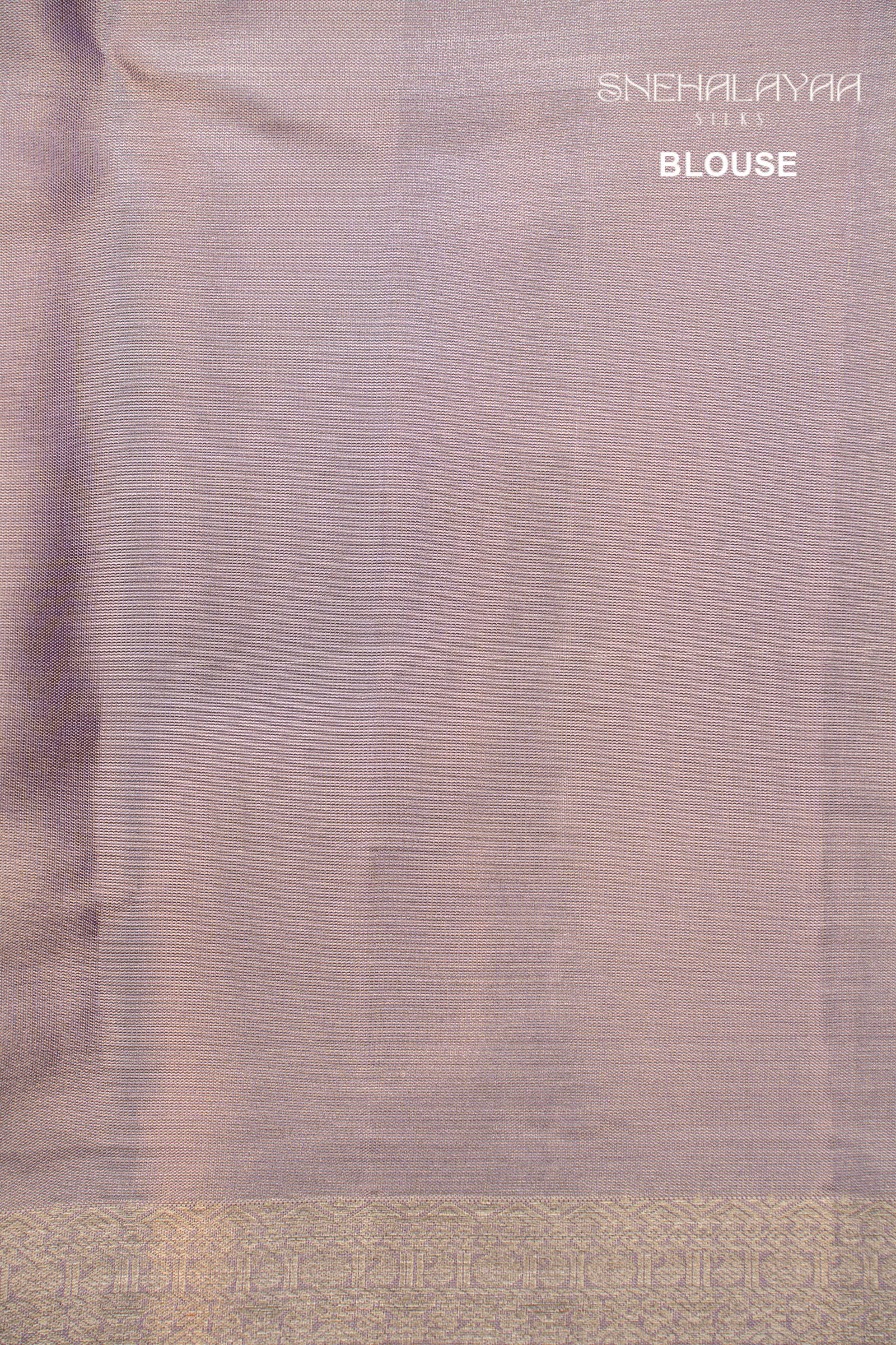 Lavender Kancheevaram Silk Saree