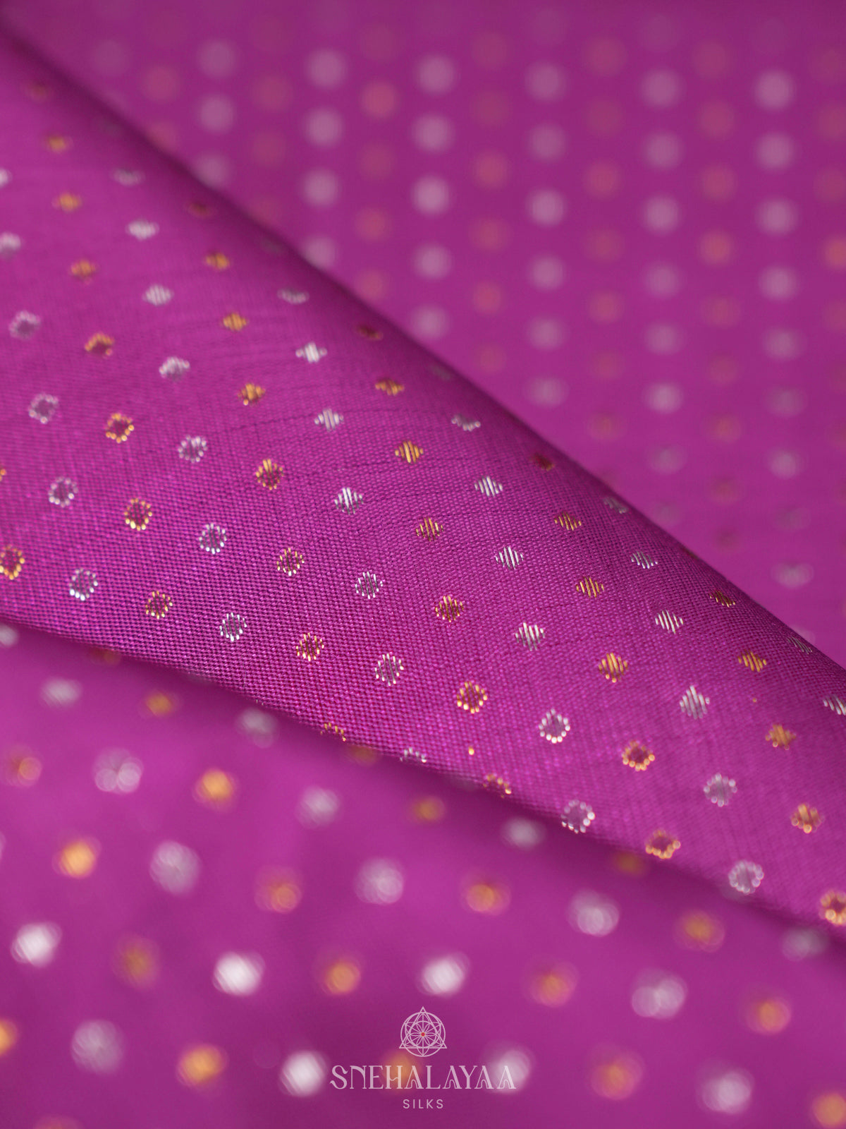 Magenta Kanjivaram Silk Saree