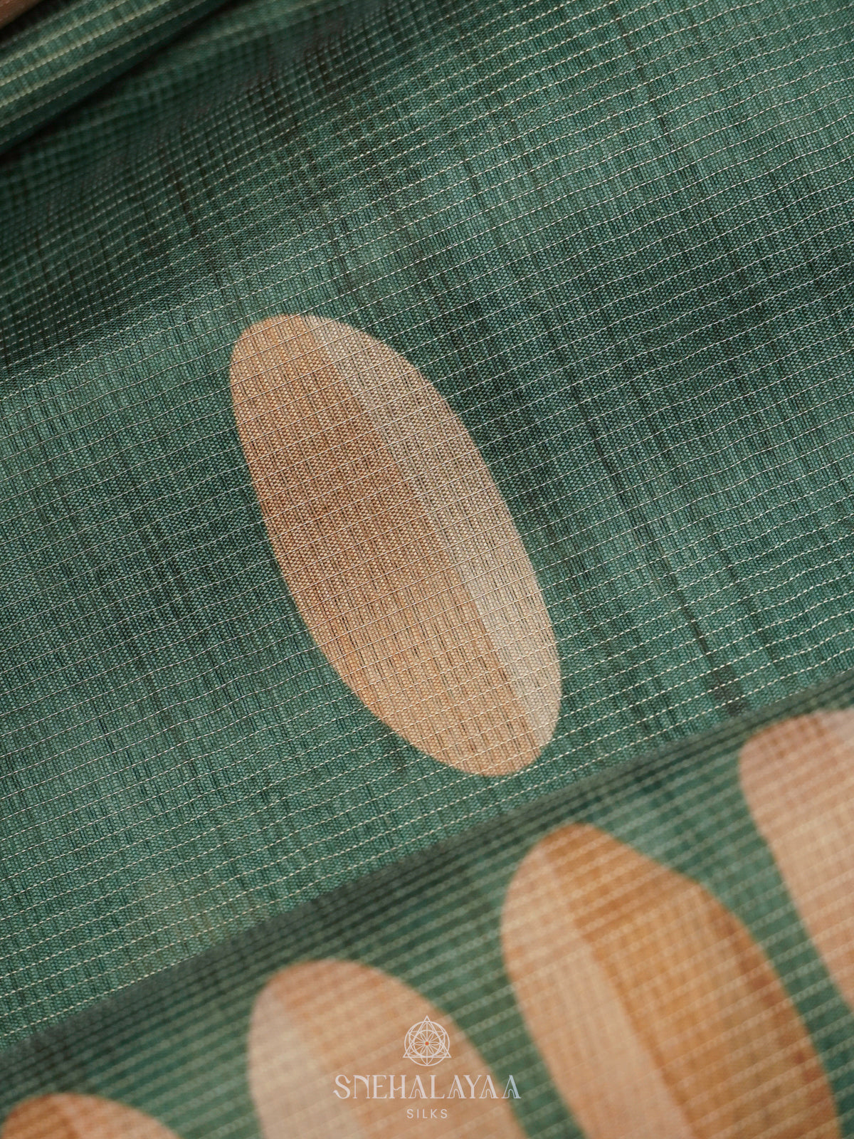 Sea Green Tussar Saree