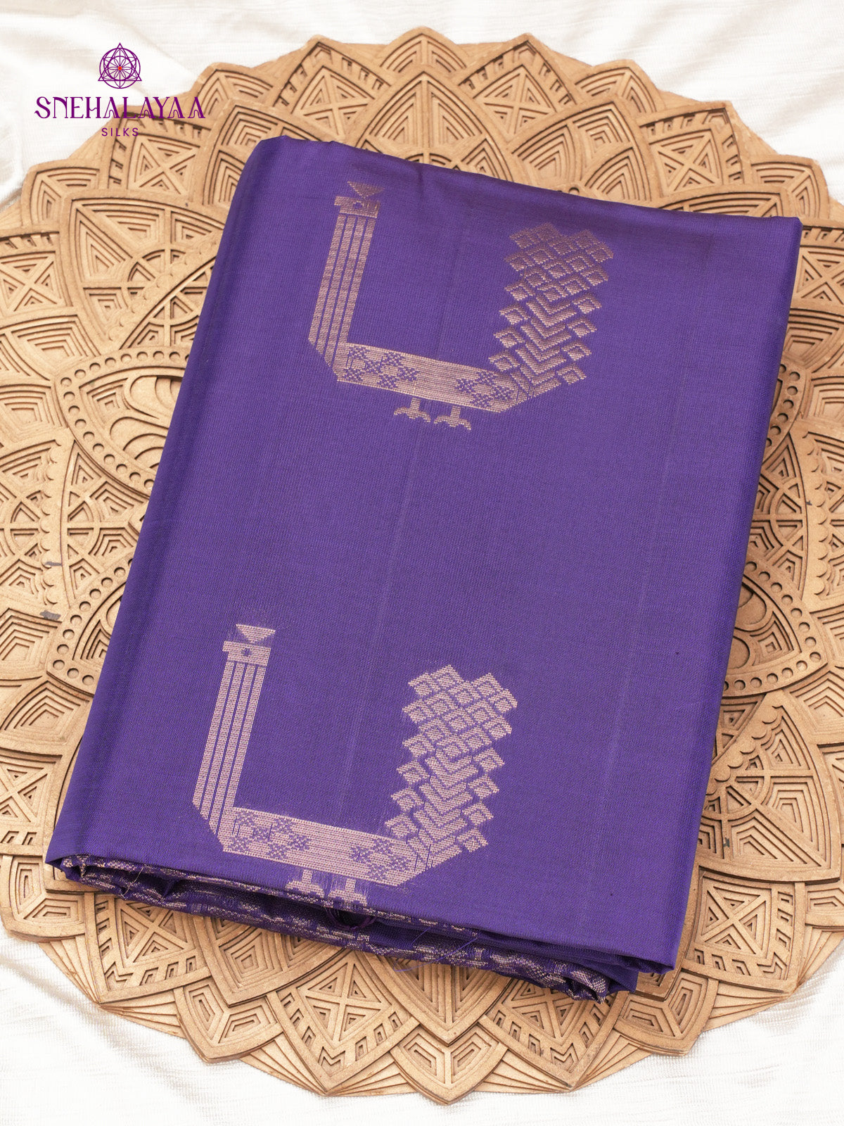 Blue Kanjivaram Soft Silk Saree
