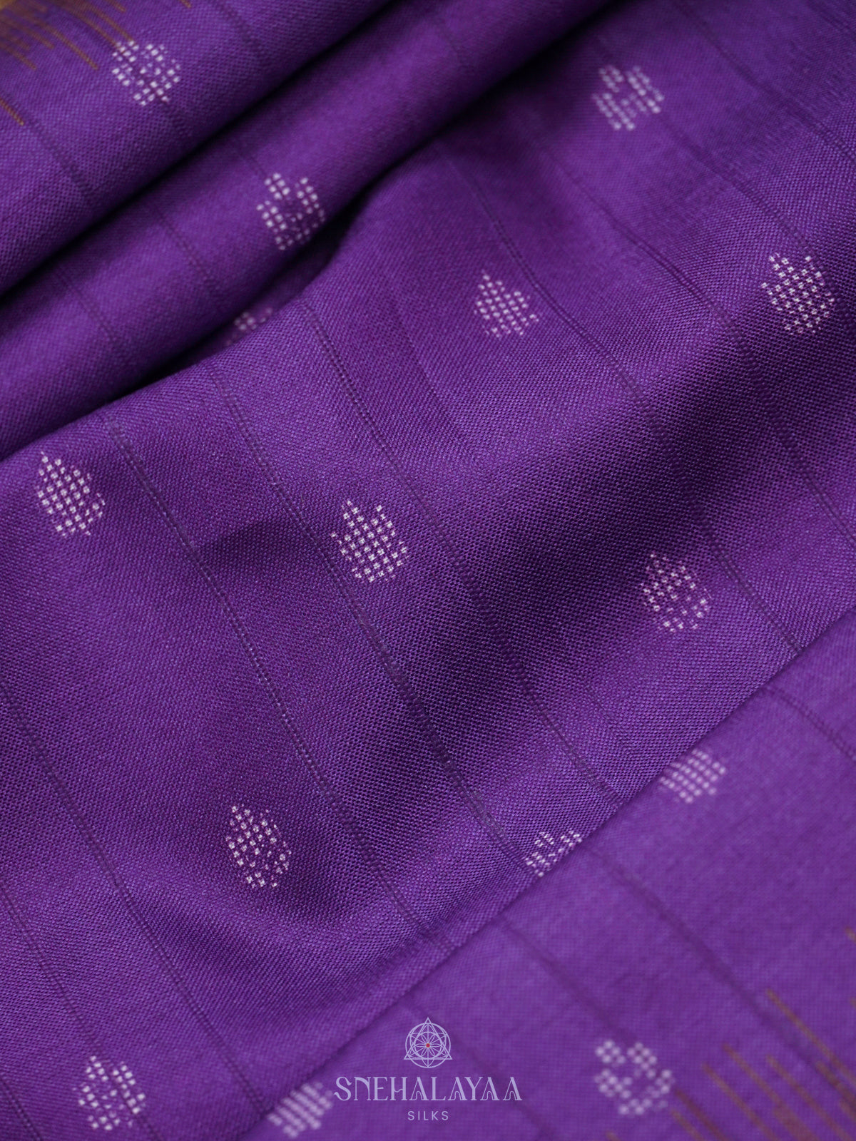 Purple Tussar Saree