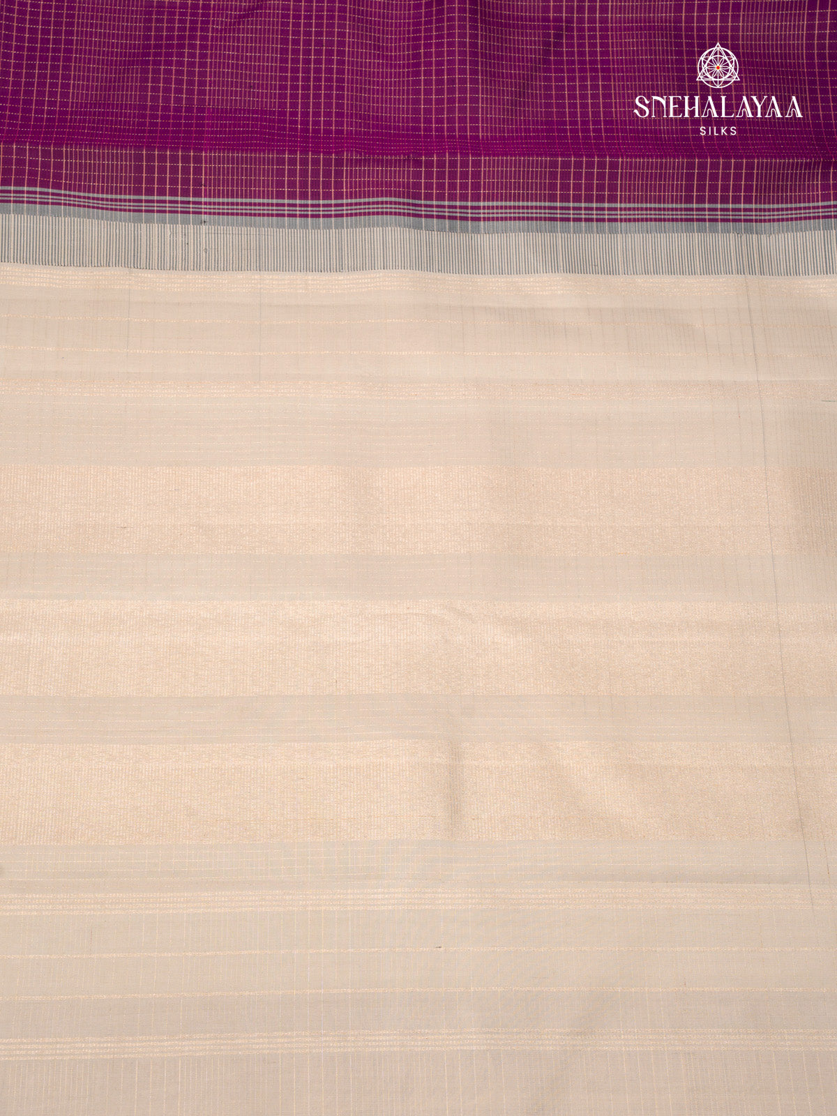 Grape Kanjivaram Silk Saree