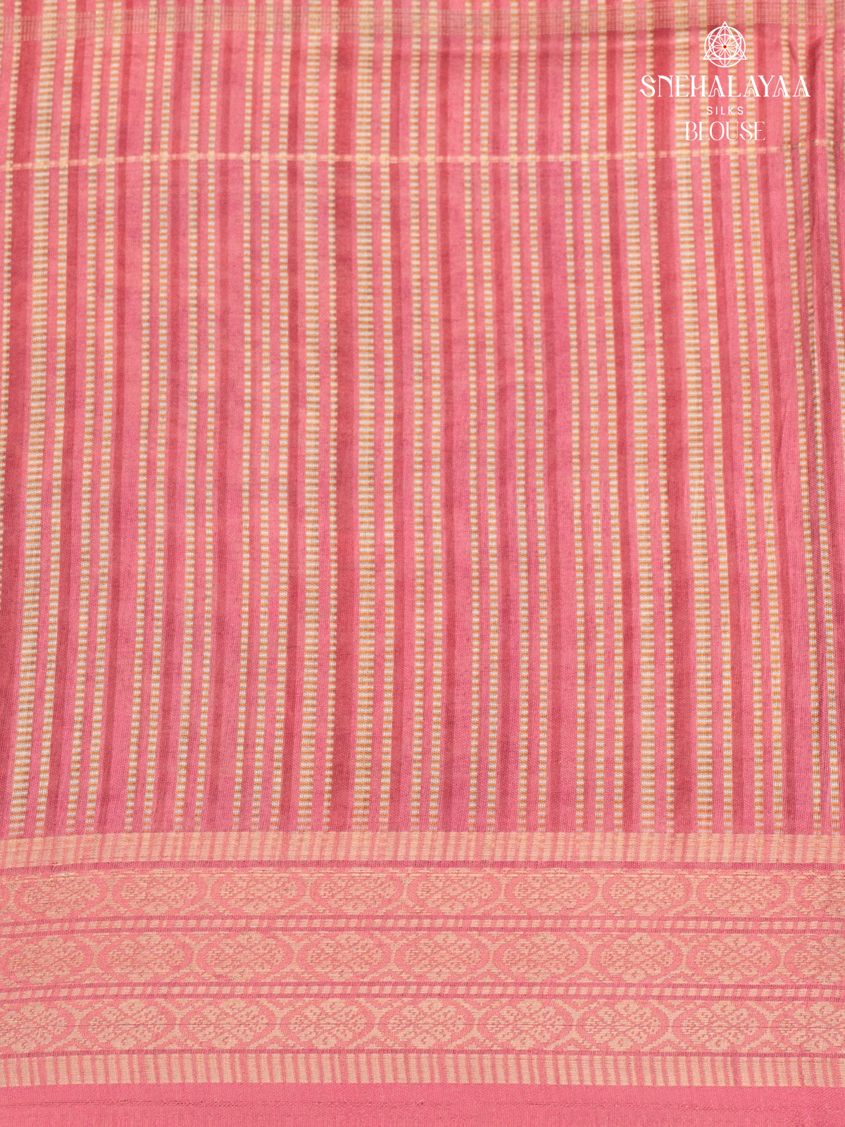 Orange Tussar Saree