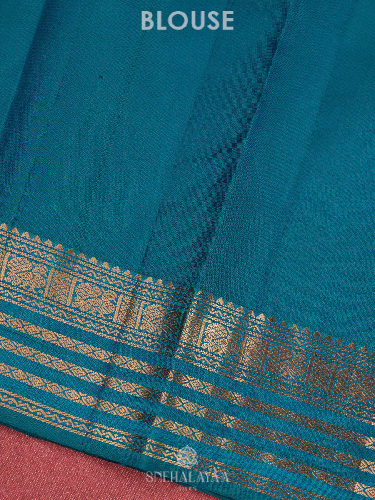 Ruby Red Kanjivaram Silk Saree