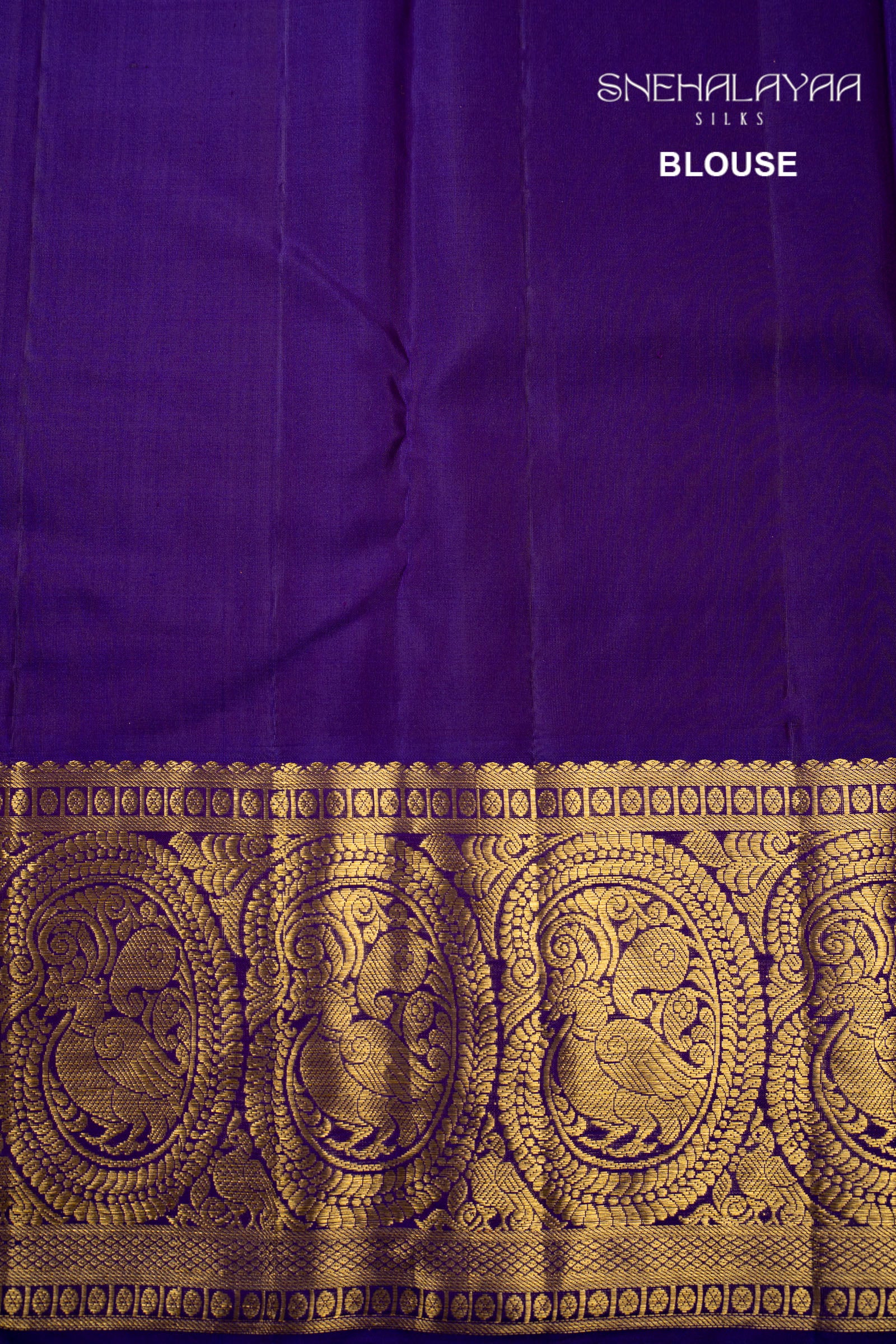 Peach Pink Kancheevaram Silk Saree