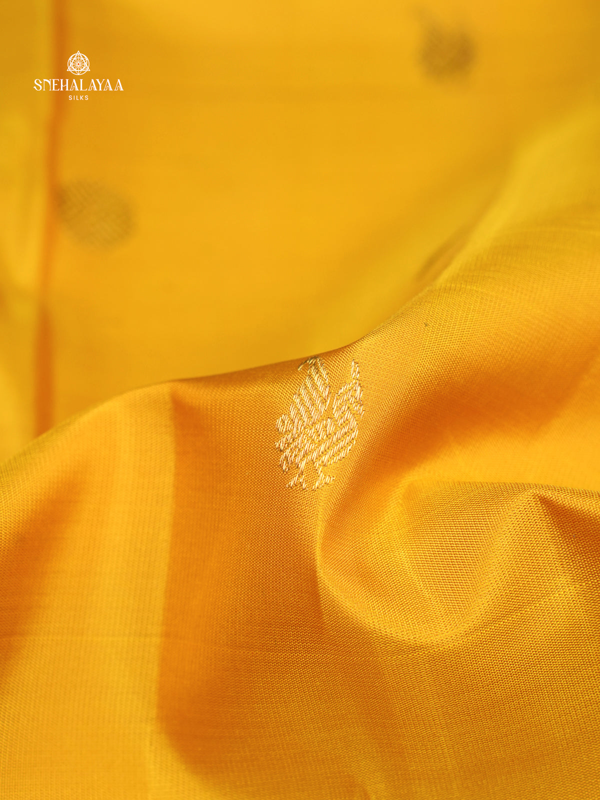 Mango Yellow Kanjivaram Silk Saree
