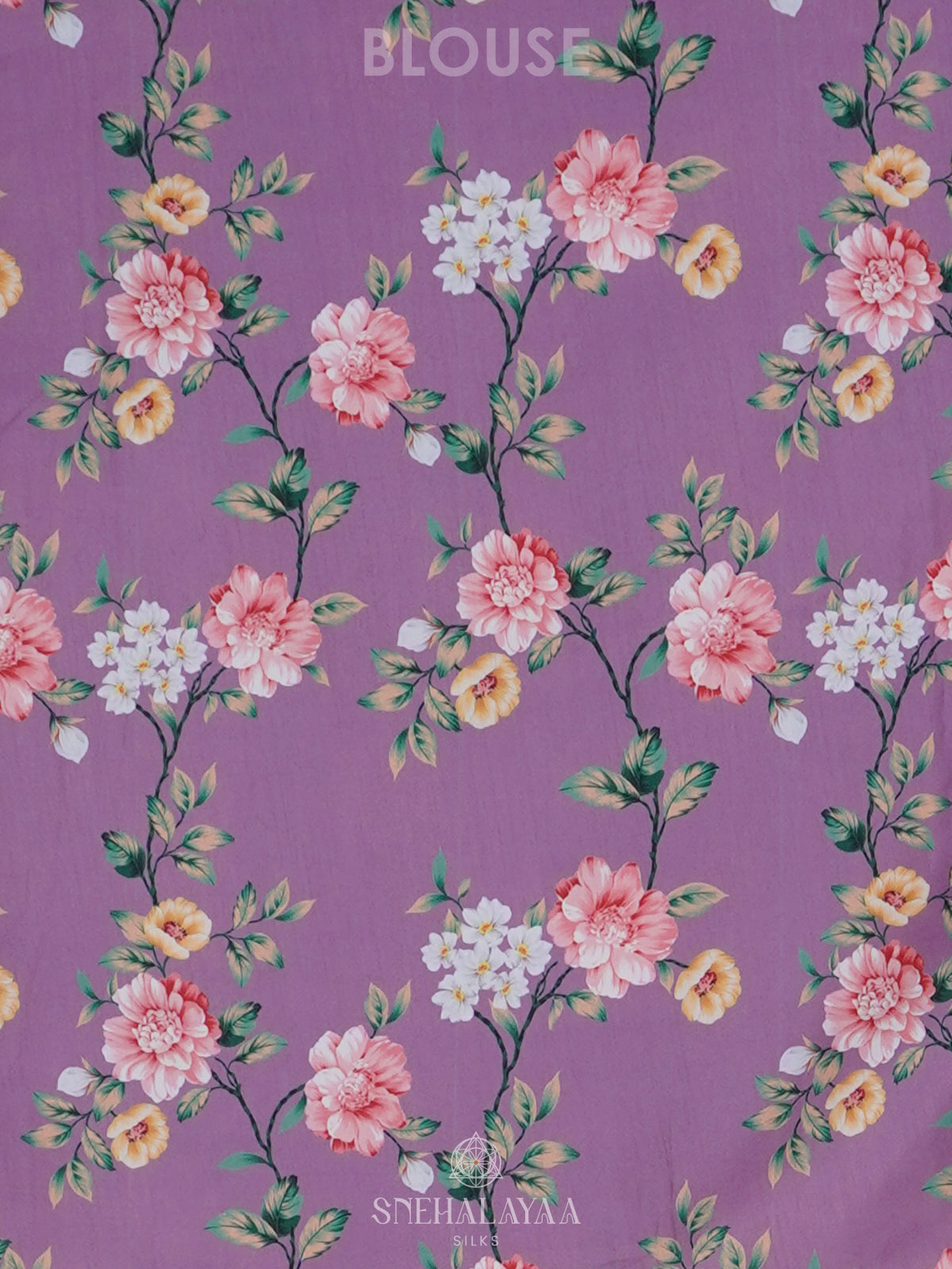 Purple Crushed Tissue Saree