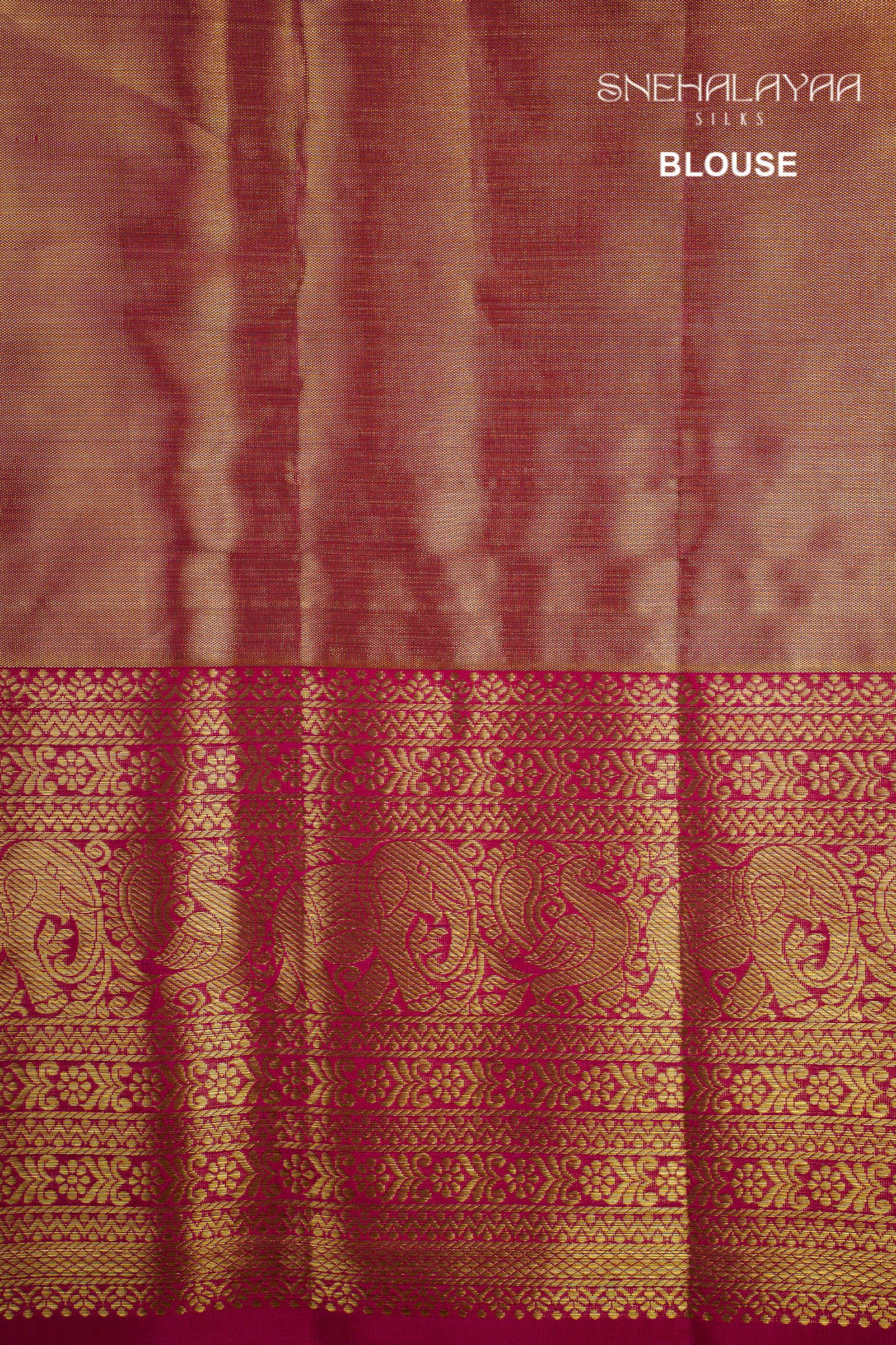 Gold Silk Saree