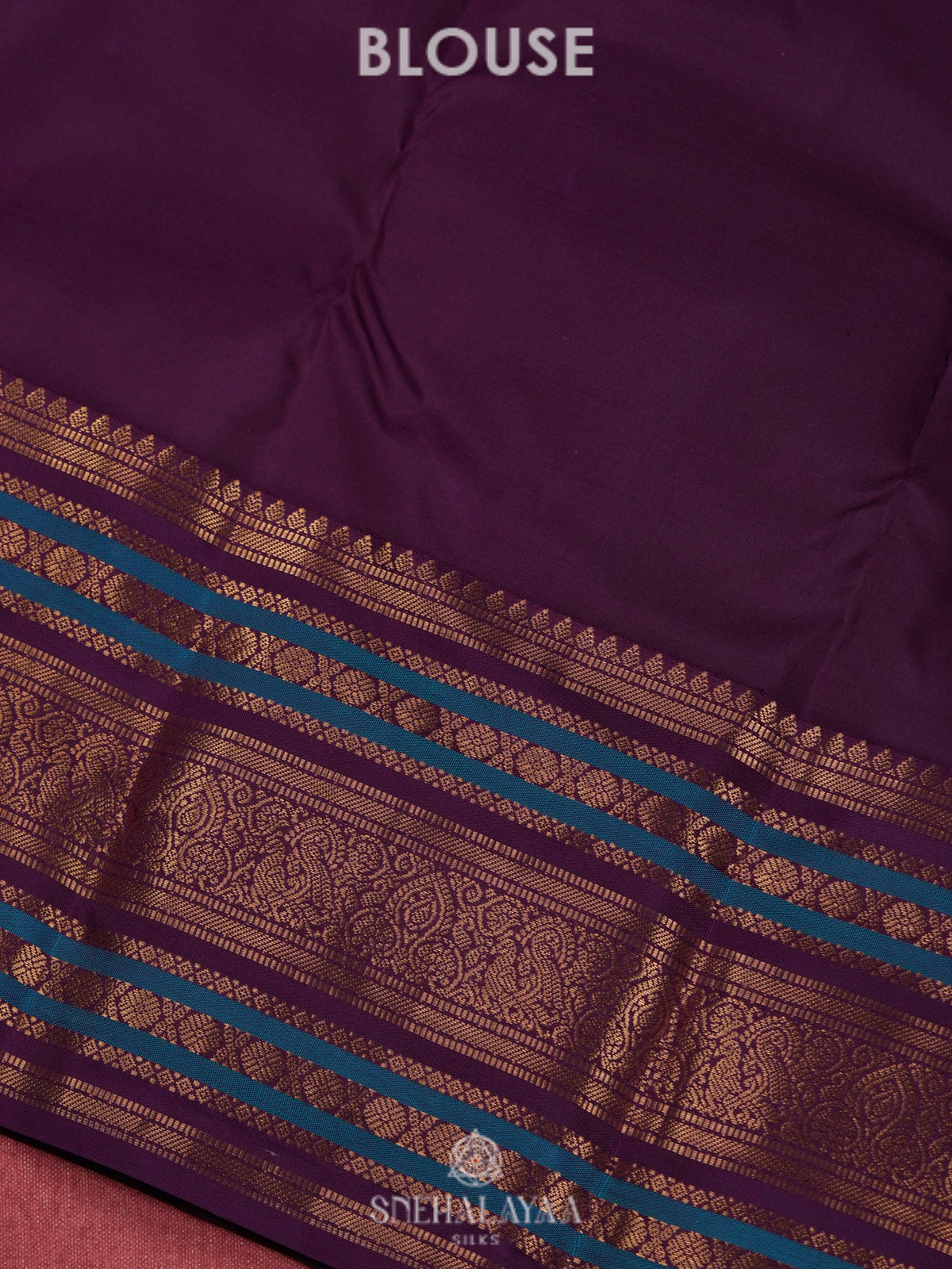 Blue Kanjivaram Silk Saree