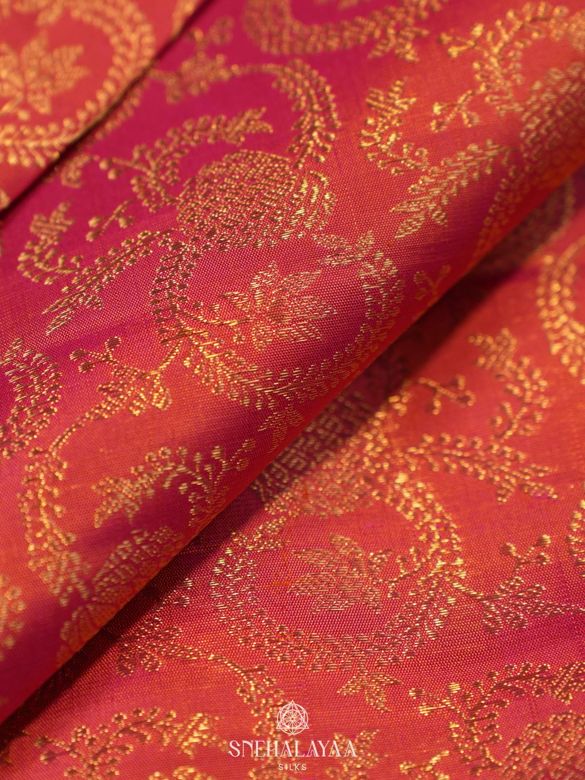 Pink Kanjivaram Silk Saree