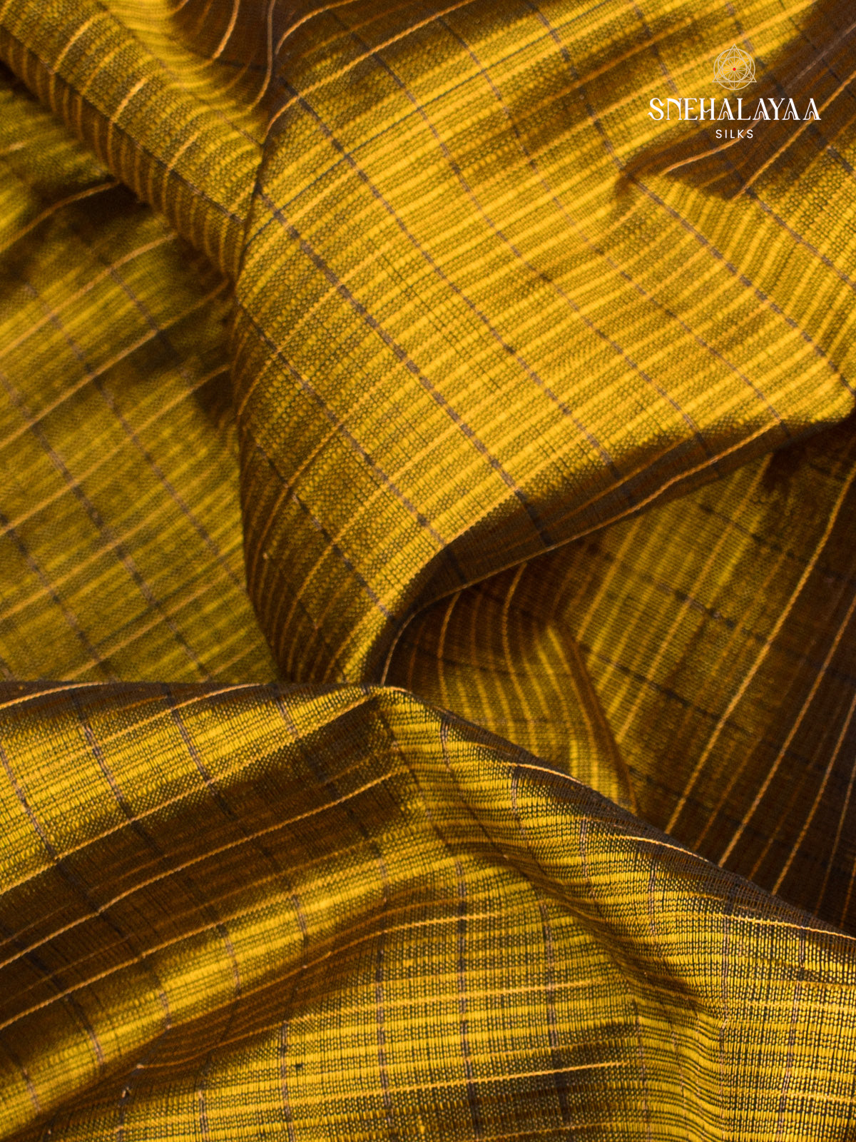 Greyish Yellow Mangalagiri Silk Cotton Saree