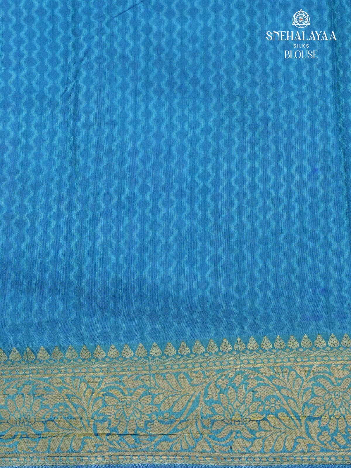 Royal Blue Ikat Saree