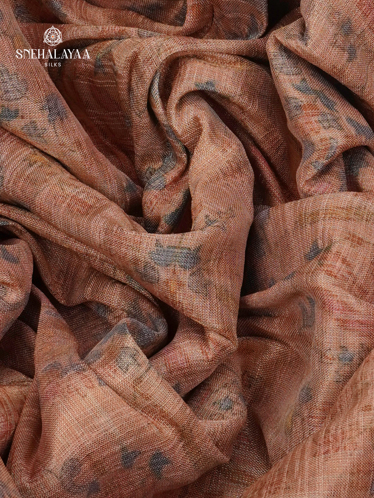 Pale Pink Linen Tissue Saree