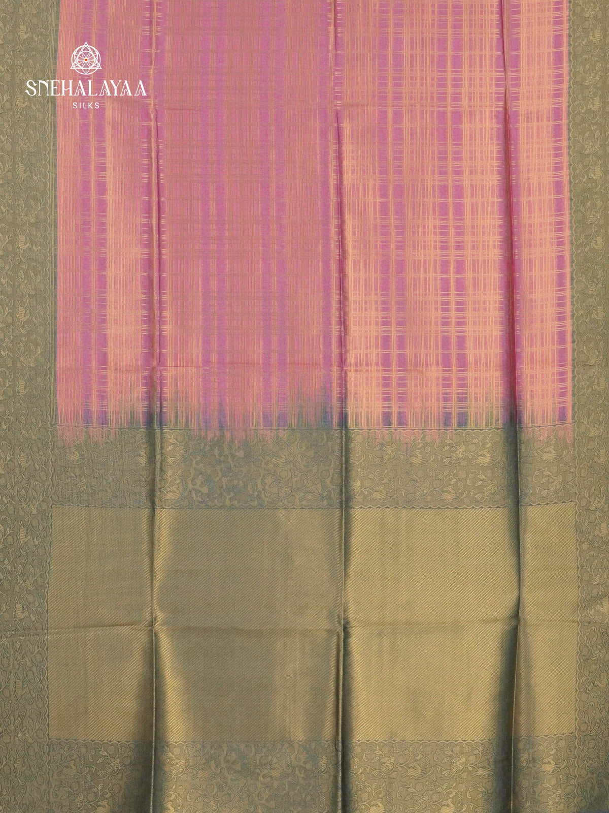 Pale Pink Jute Saree