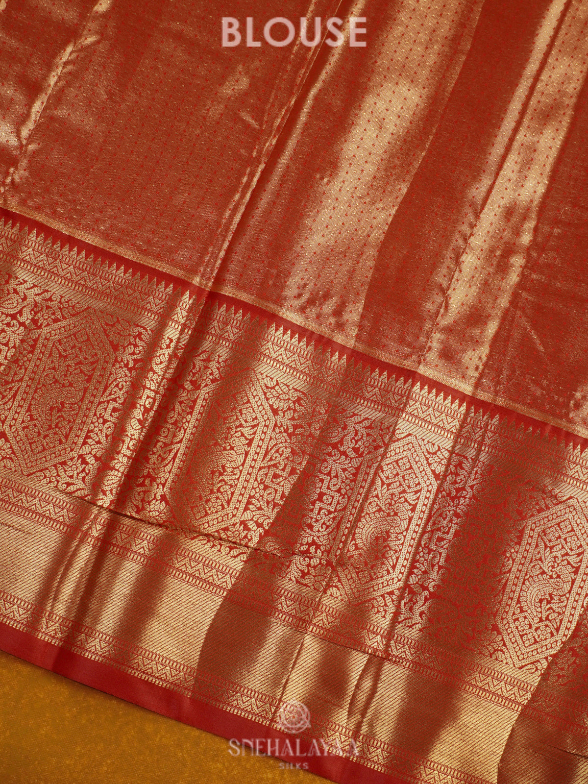 Golden Art Silk Saree
