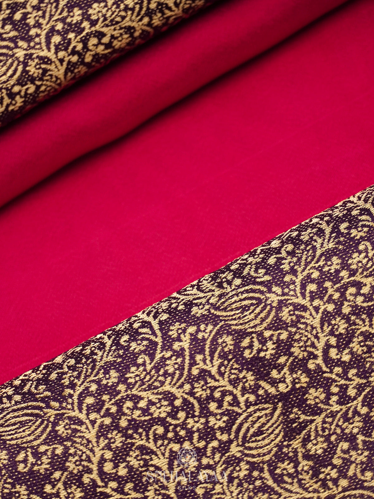 Pink Mysore Silk Saree