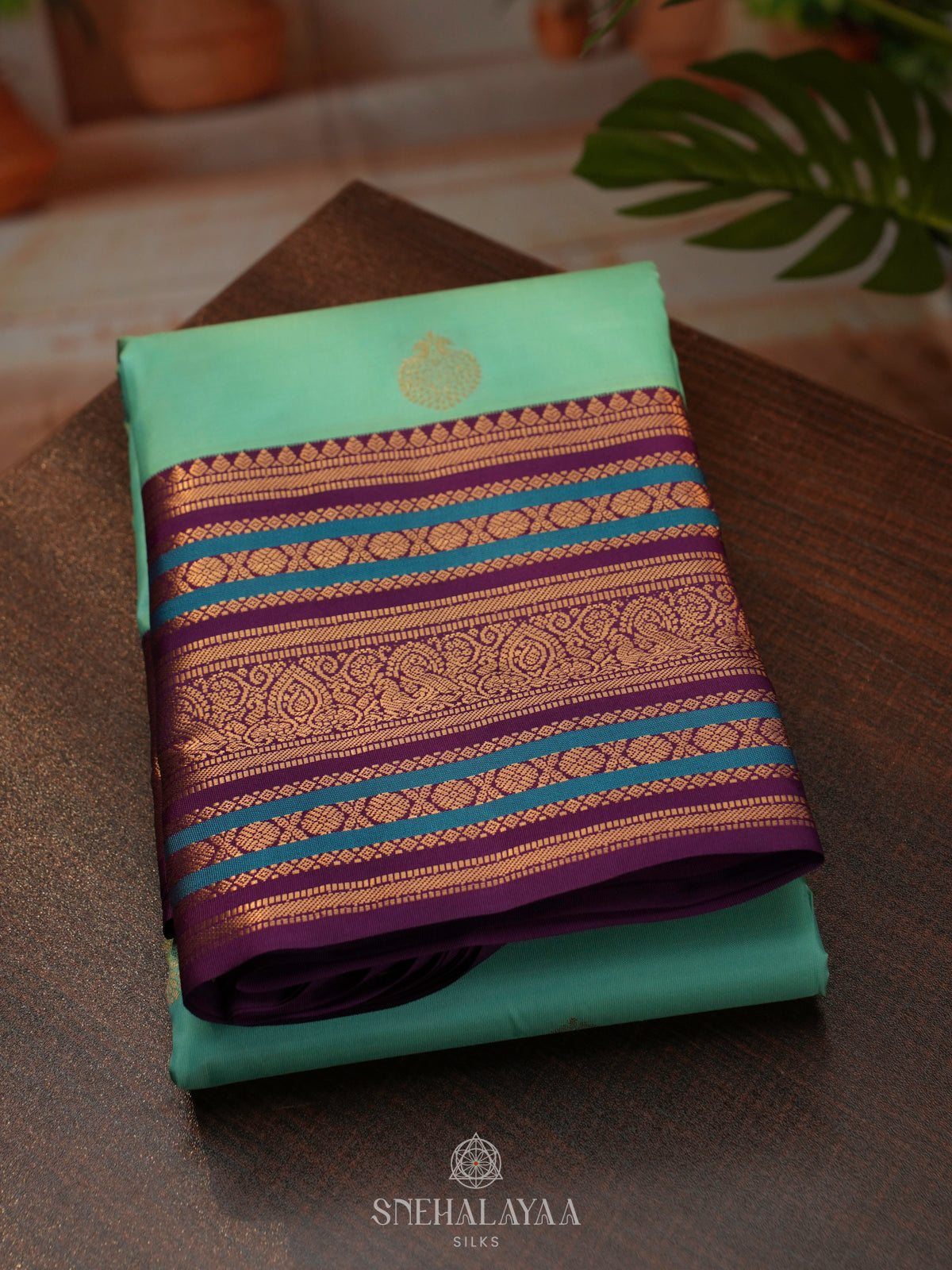 Blue Kanjivaram Silk Saree