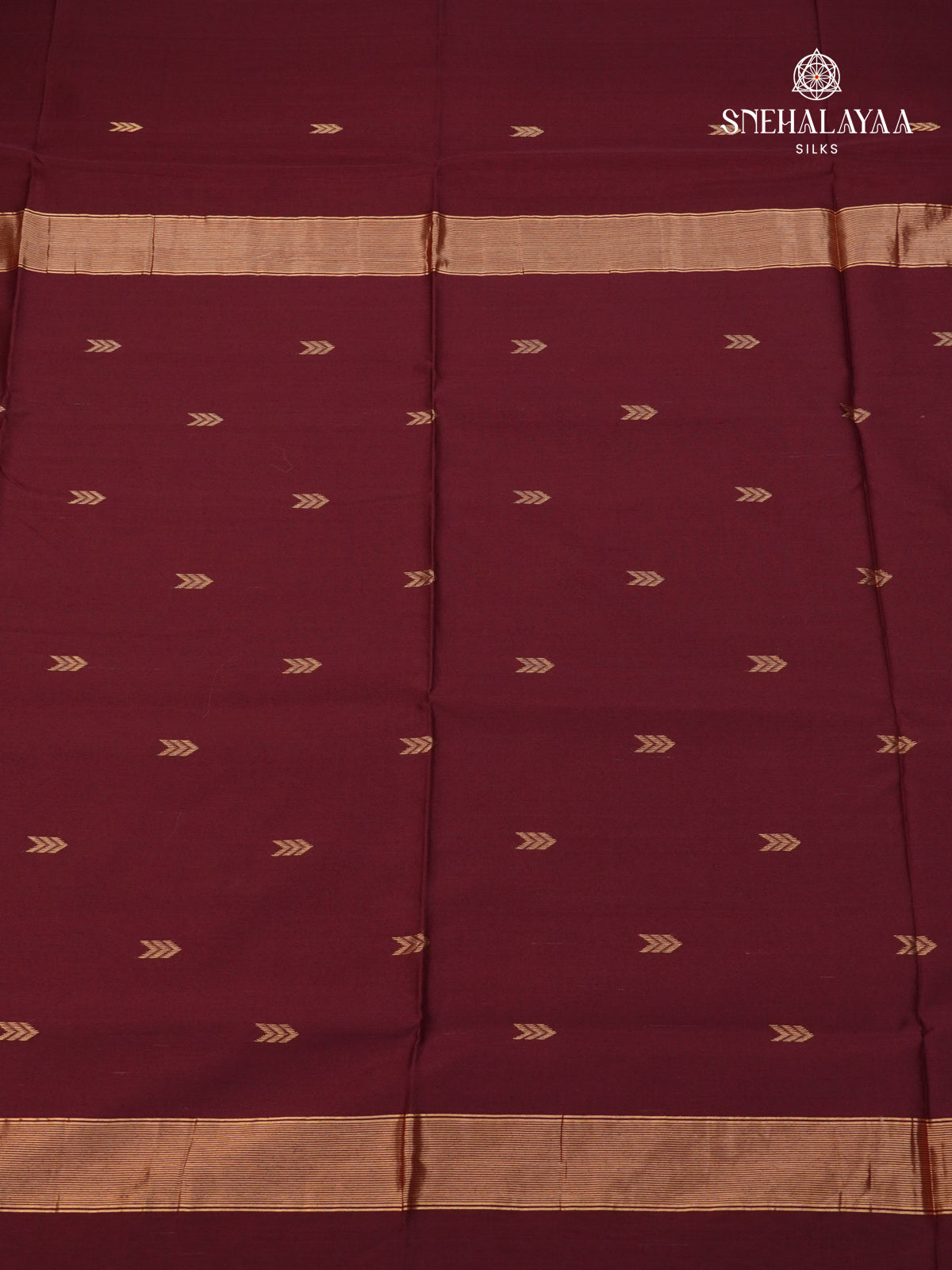 Maroon Maheshwari Silk Cotton Saree