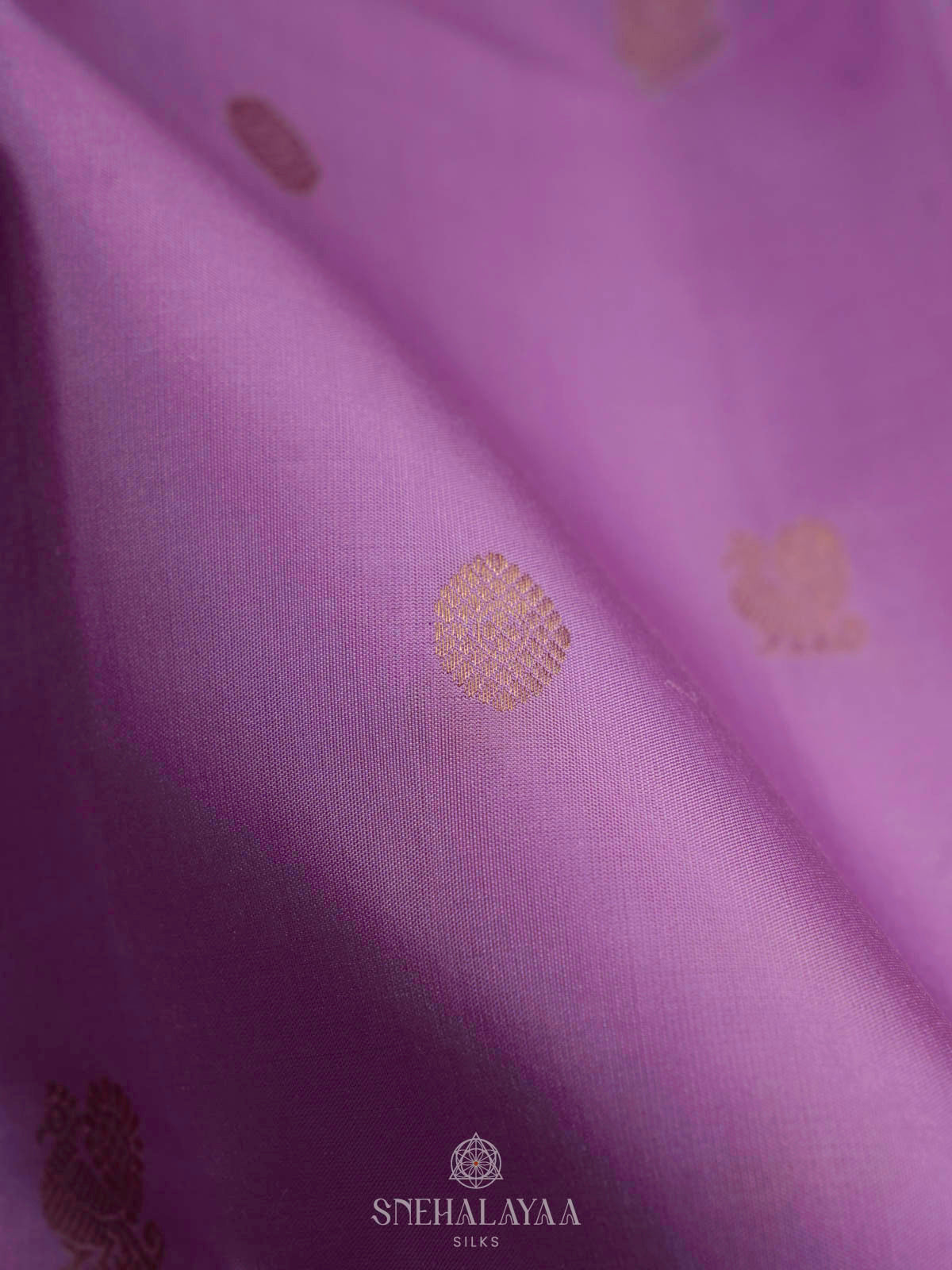 Lavender Kanjivaram Silk Saree