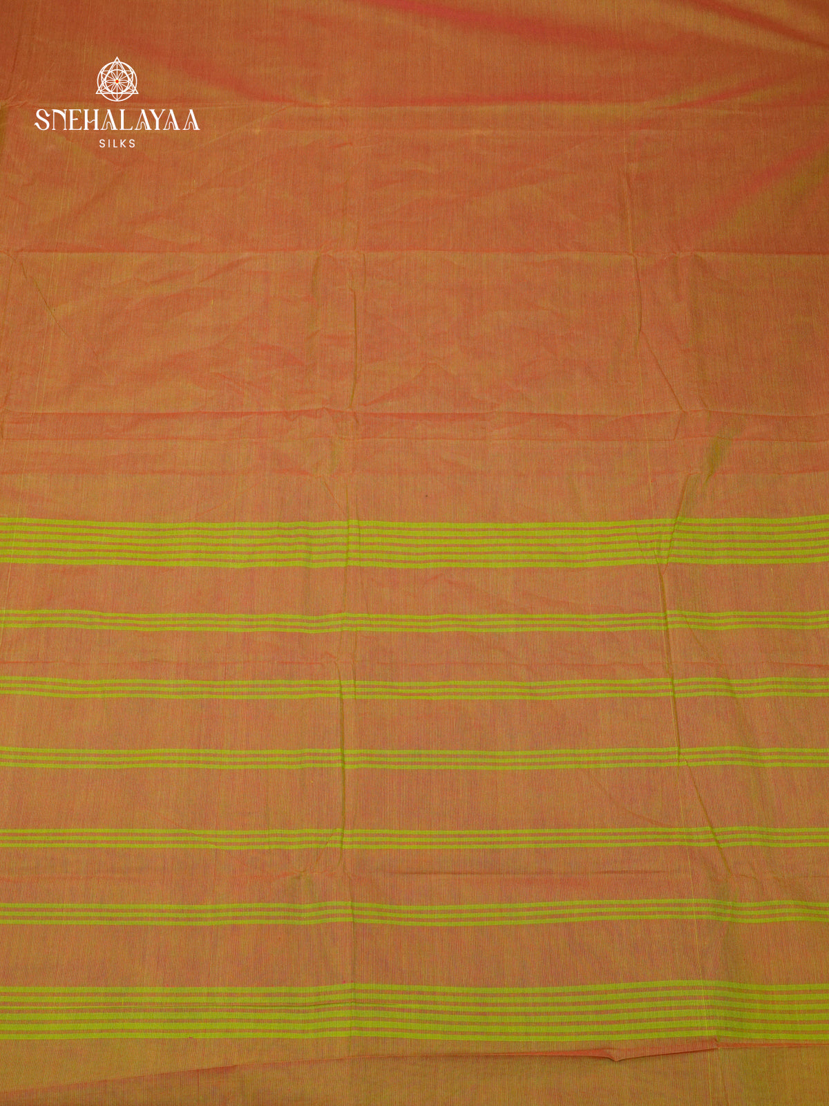 Earthy Green Kanchi Cotton Saree with Classic Irandu Karai Borders