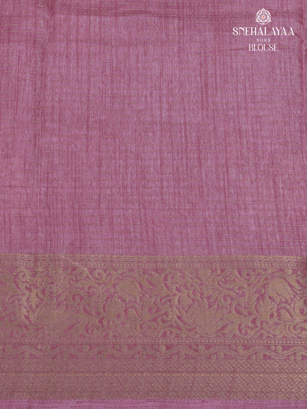 Dusty Rose Dola Silk Saree