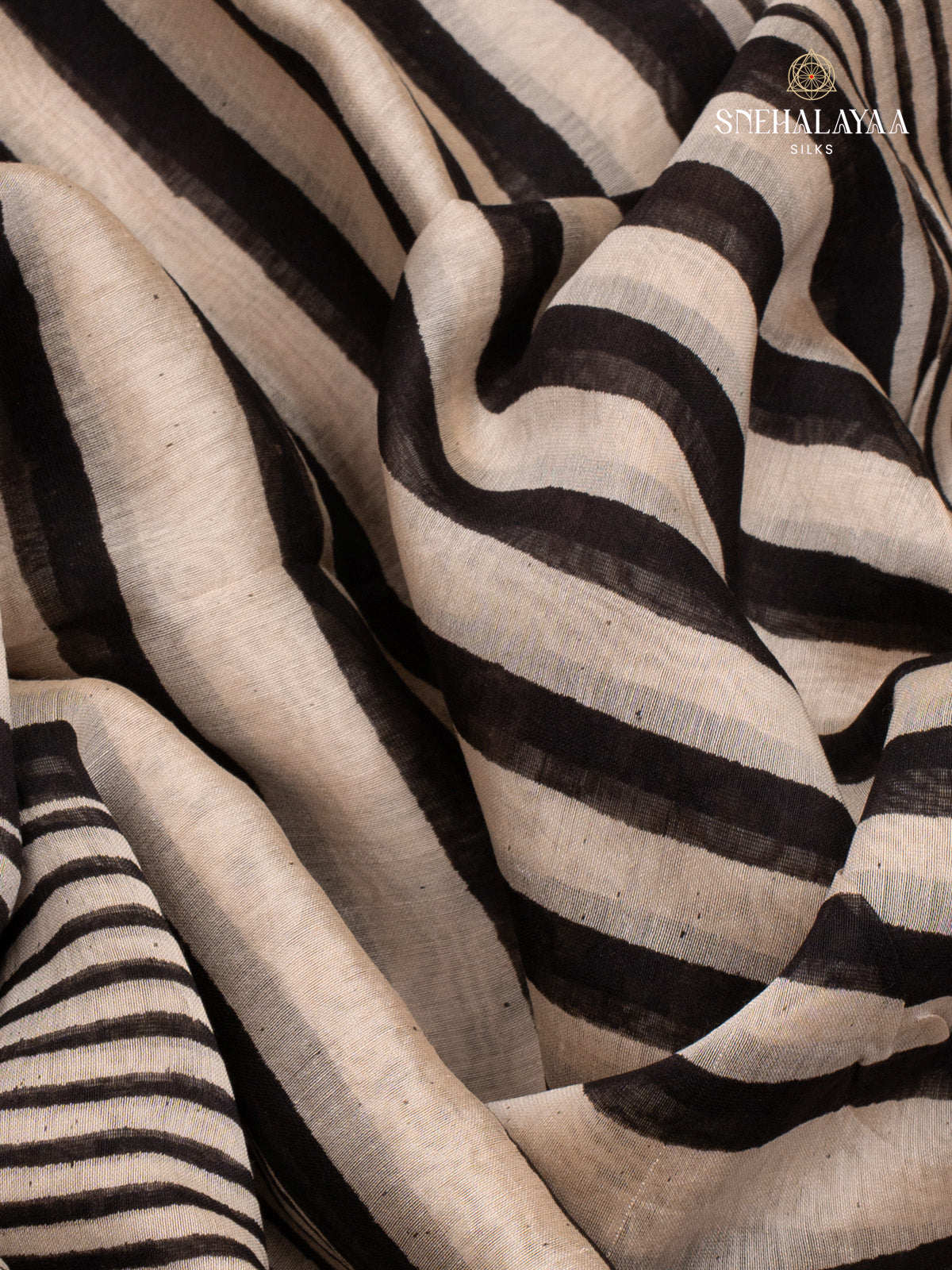 Cream Chanderi Saree