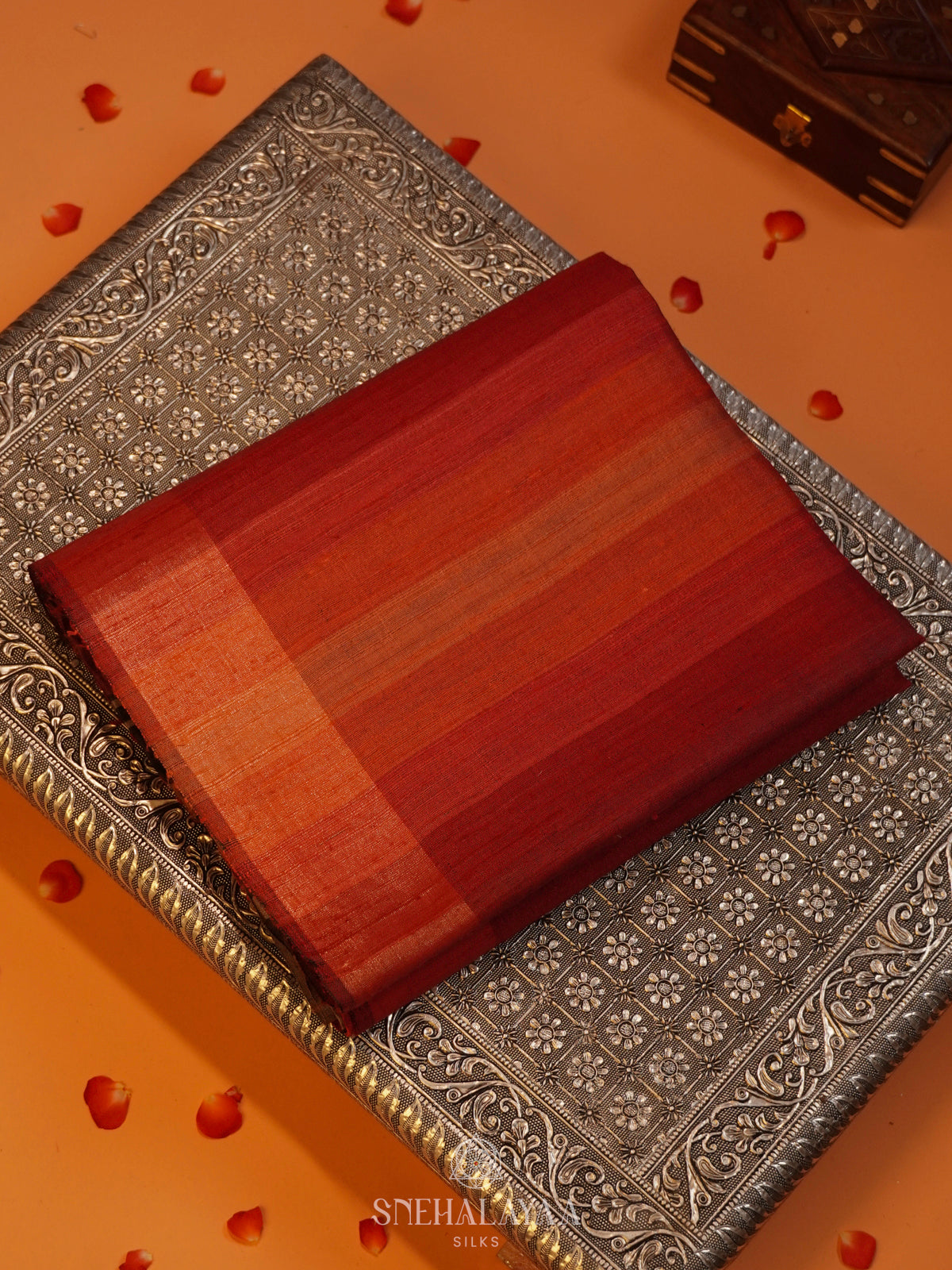 Multi Colour Tussar Saree