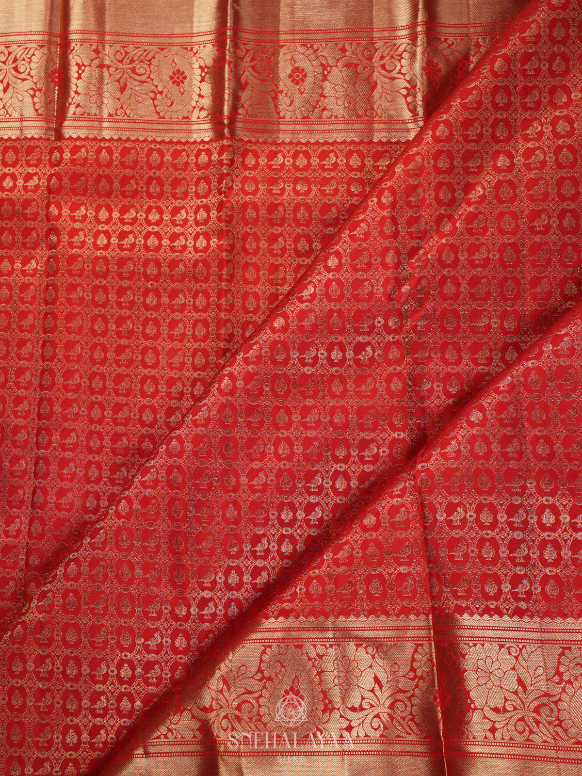 Red Kanjivaram Silk Saree