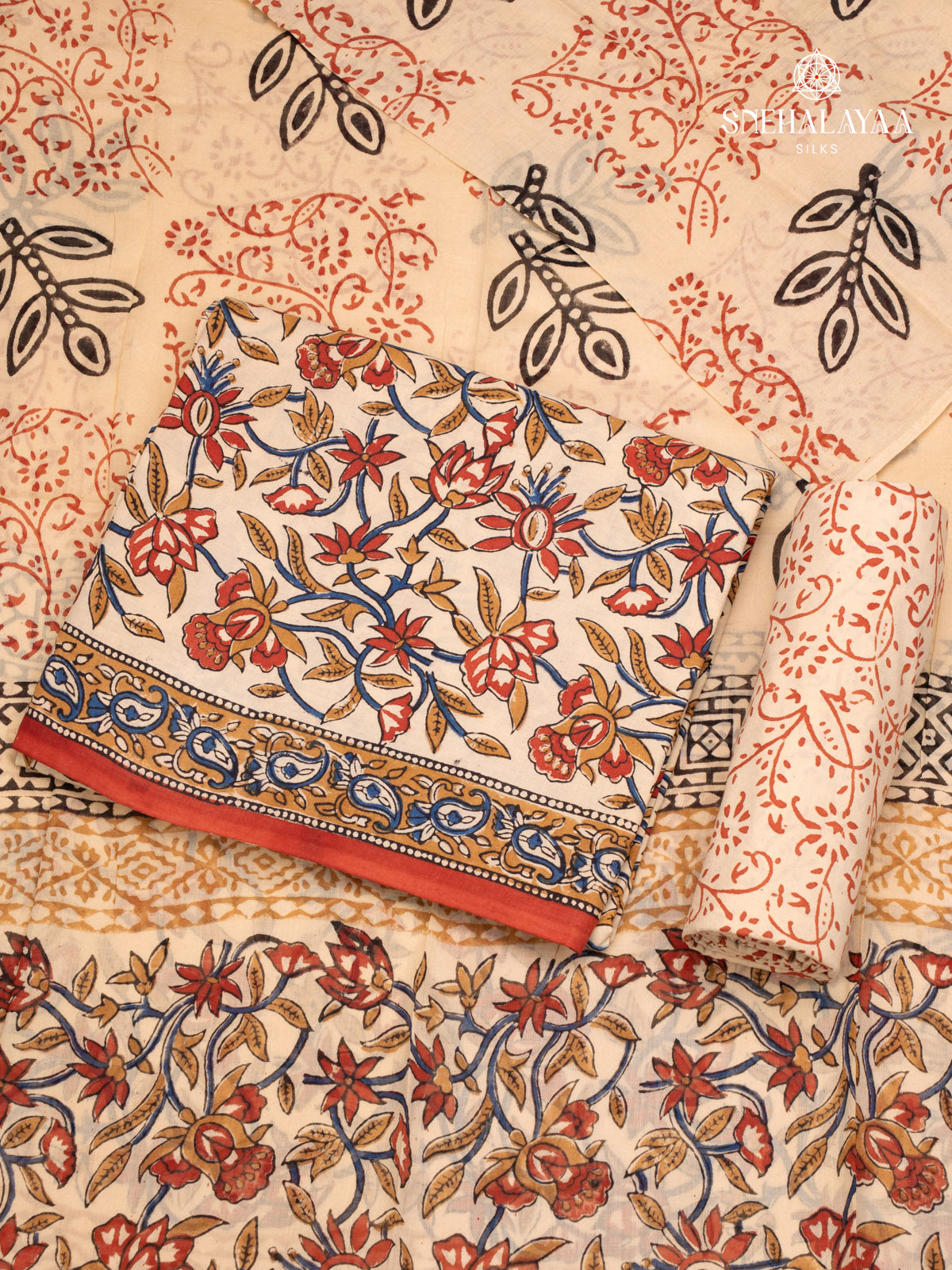 Sandal Jaipur Cotton 3-Piece Salwar Suit Material