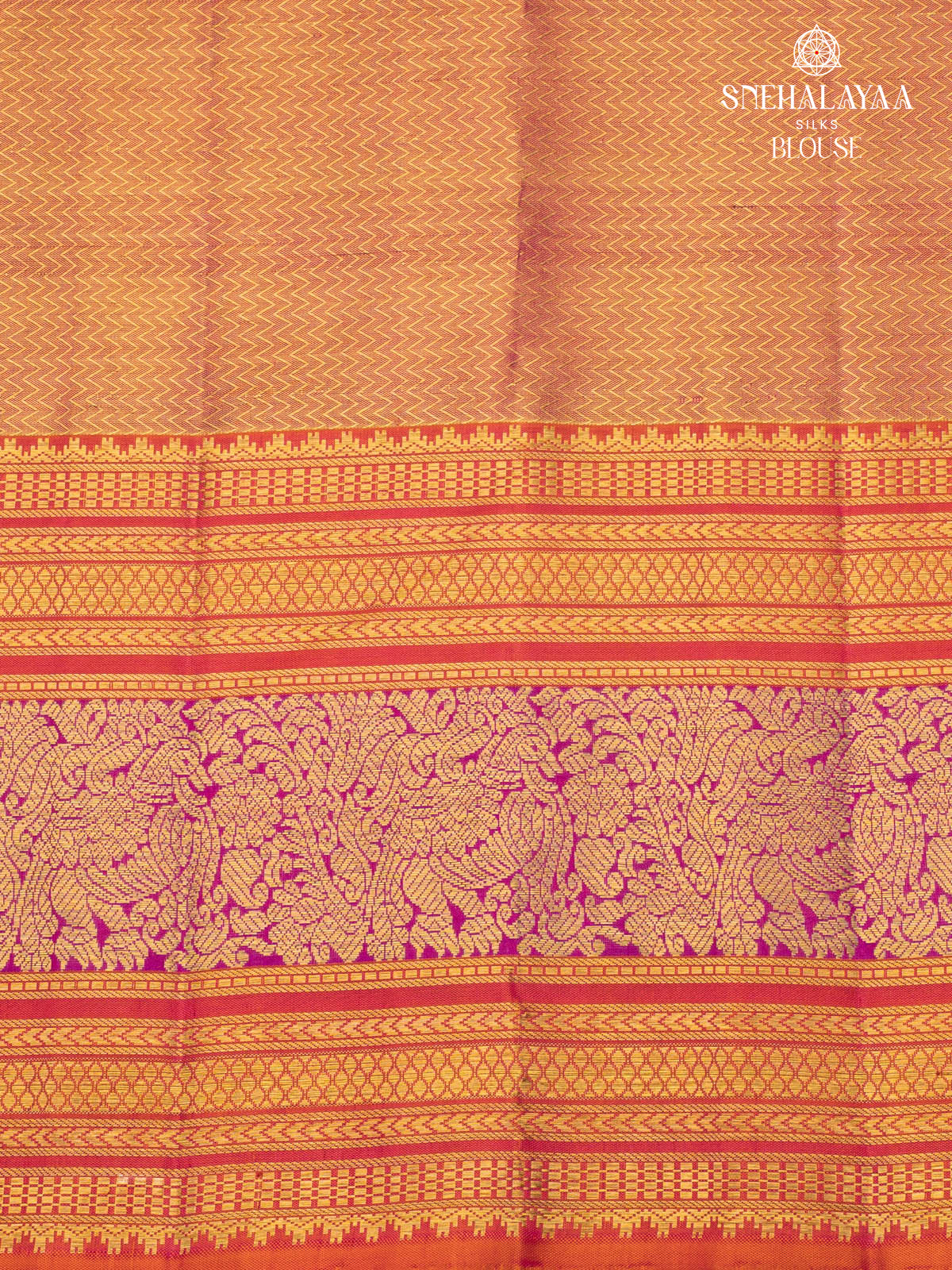 Yellow Kanjivaram Silk Saree