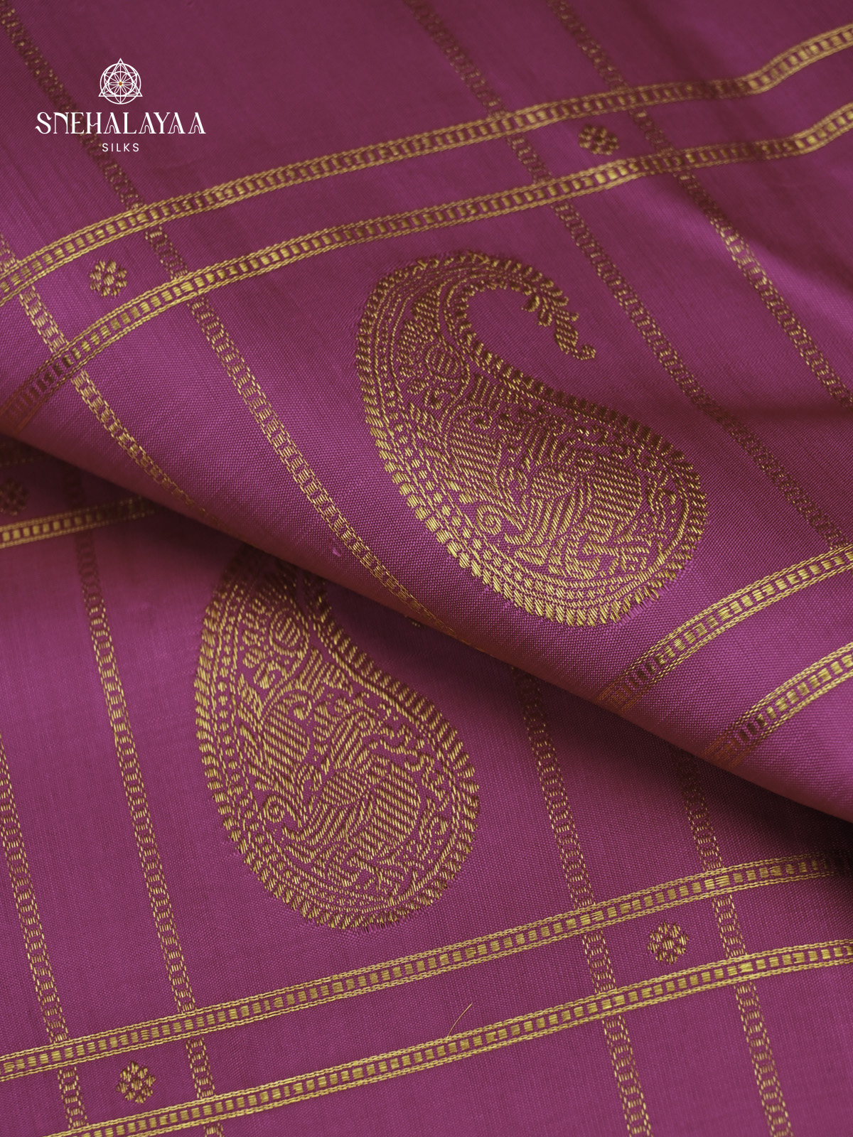 Magenta Kanjivaram Silk Saree
