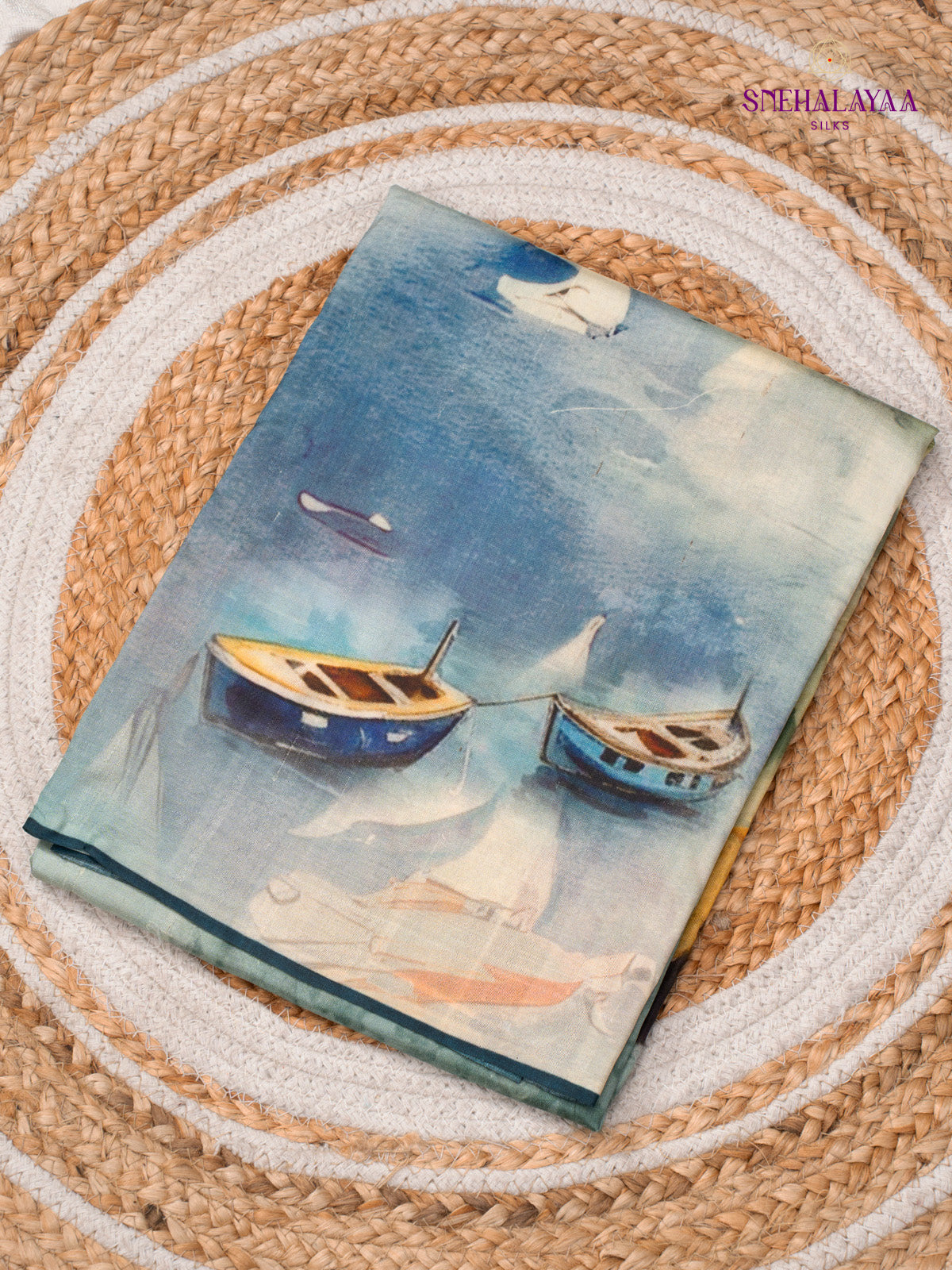 Off White Tussar Saree