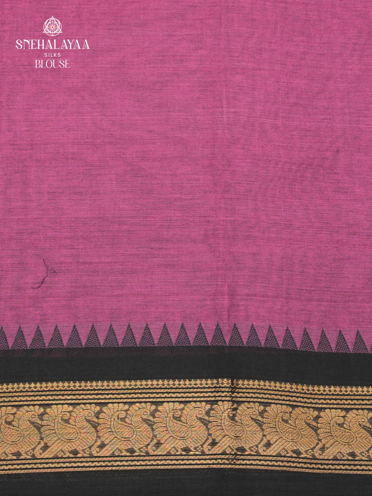 Magenta Chettinad Cotton Saree