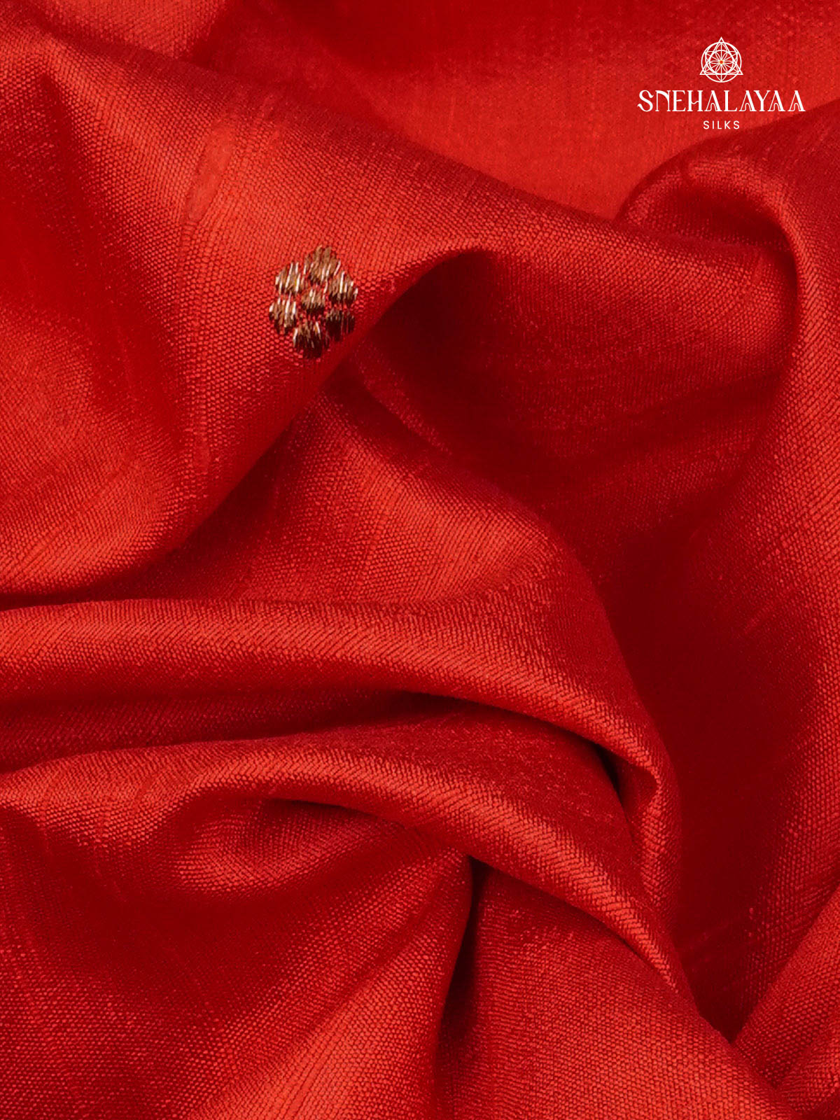 Red Banaras Raw Silk Saree