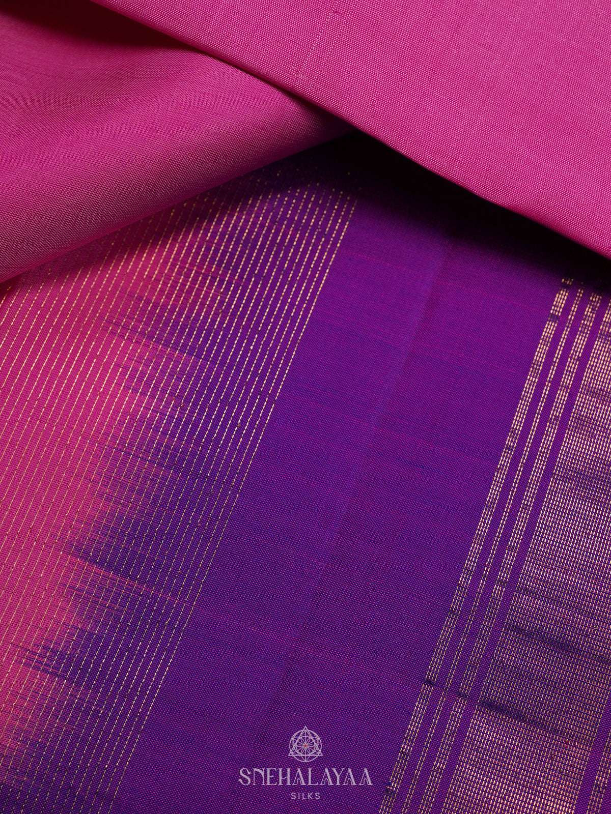 Pink Kanjivaram Silk Saree