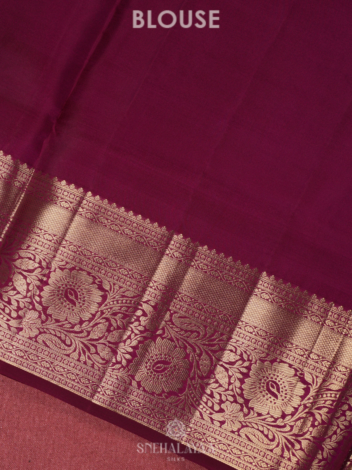Magenta Kanjivaram Silk Saree