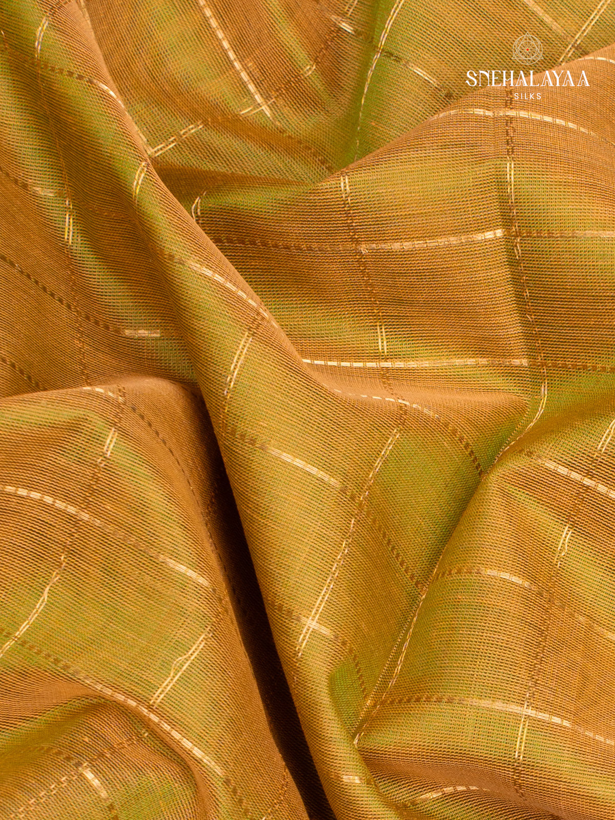 Yellow Kanchi Silk Cotton Saree