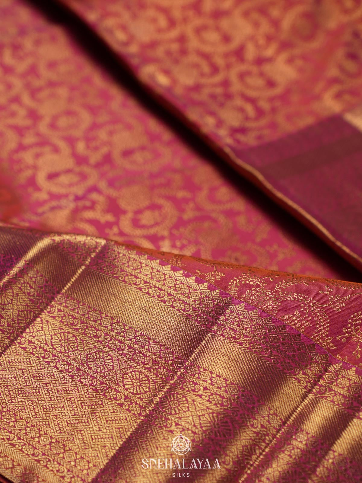 Pink Kanjivaram Silk Saree