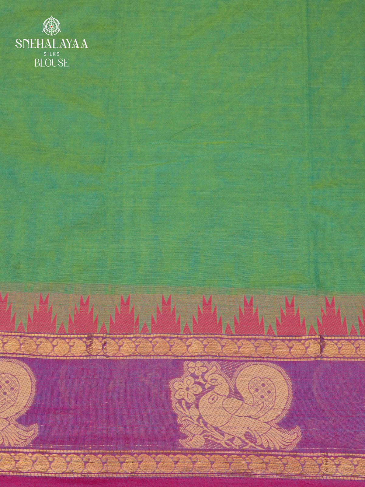 Green Chettinad Cotton Saree