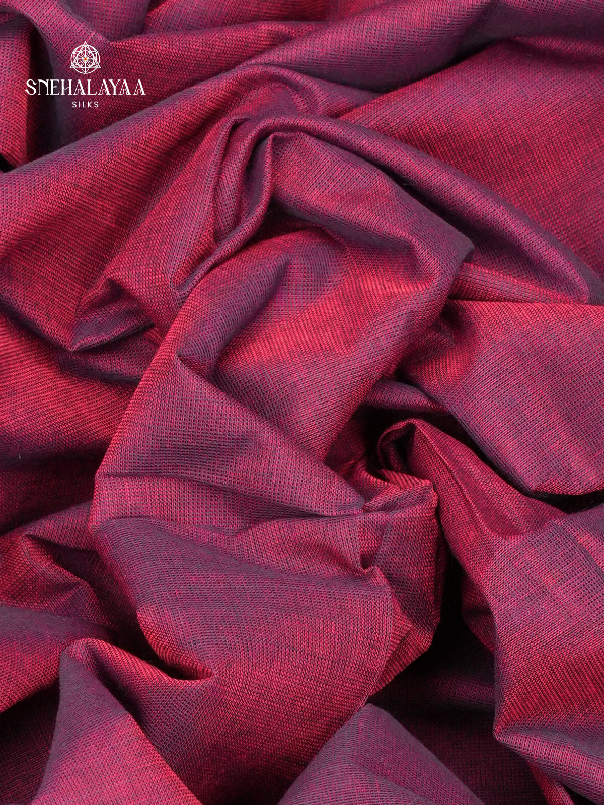 Maroon Chettinad Cotton Saree