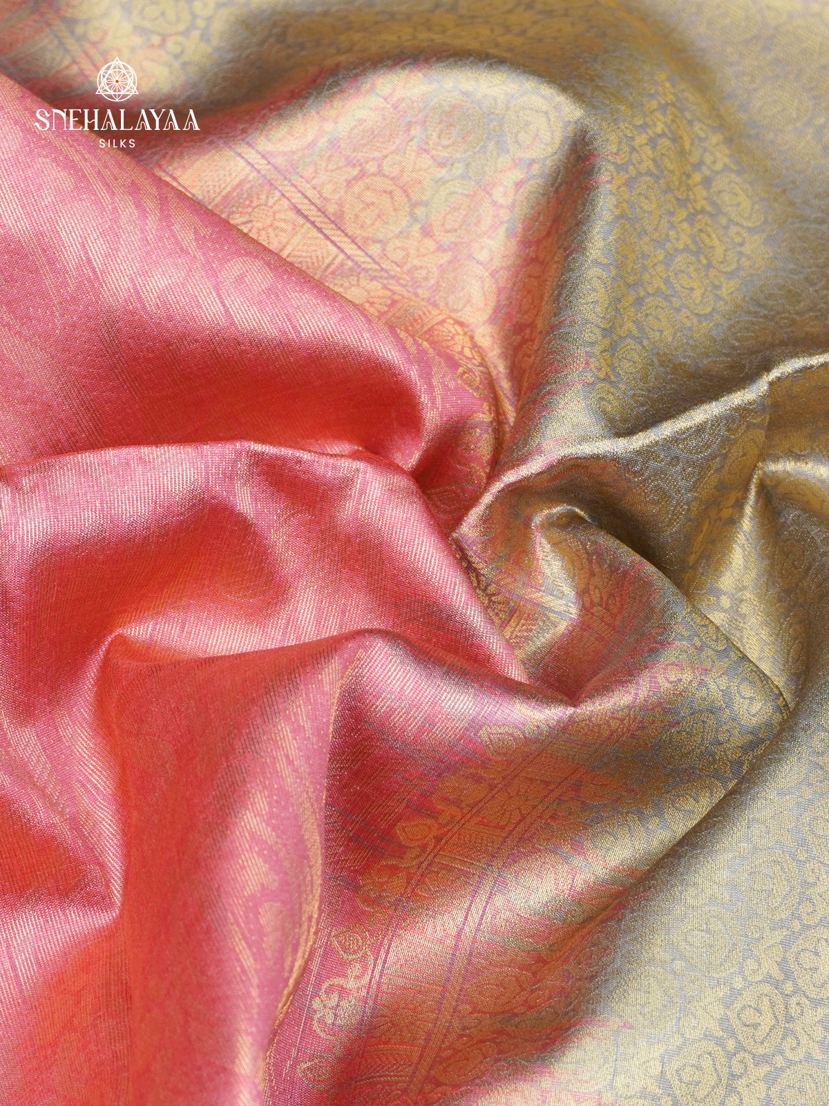 Pale Pink Jute Saree